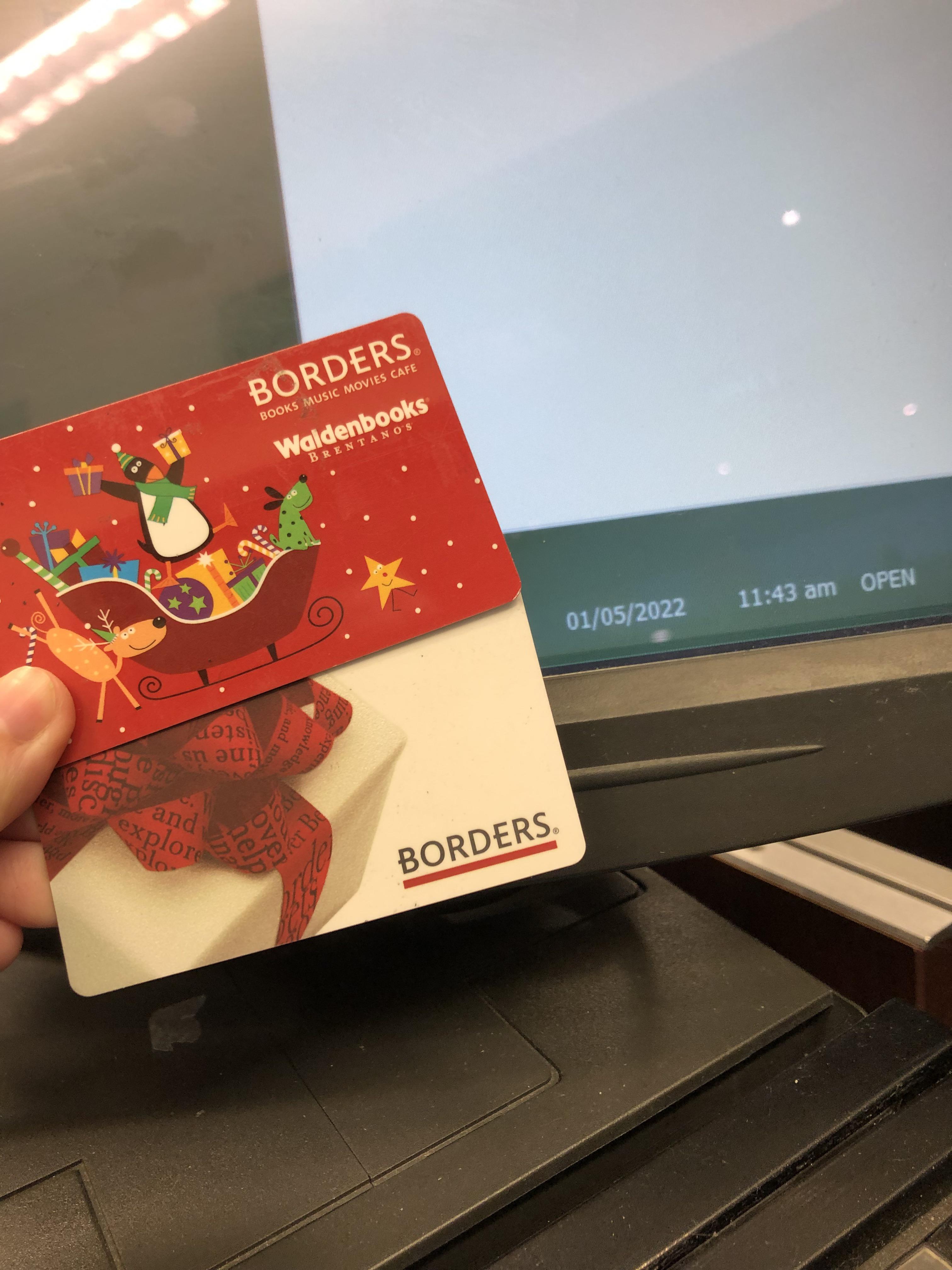 Someone consciously walked into a Barnes & Noble & asked me if they