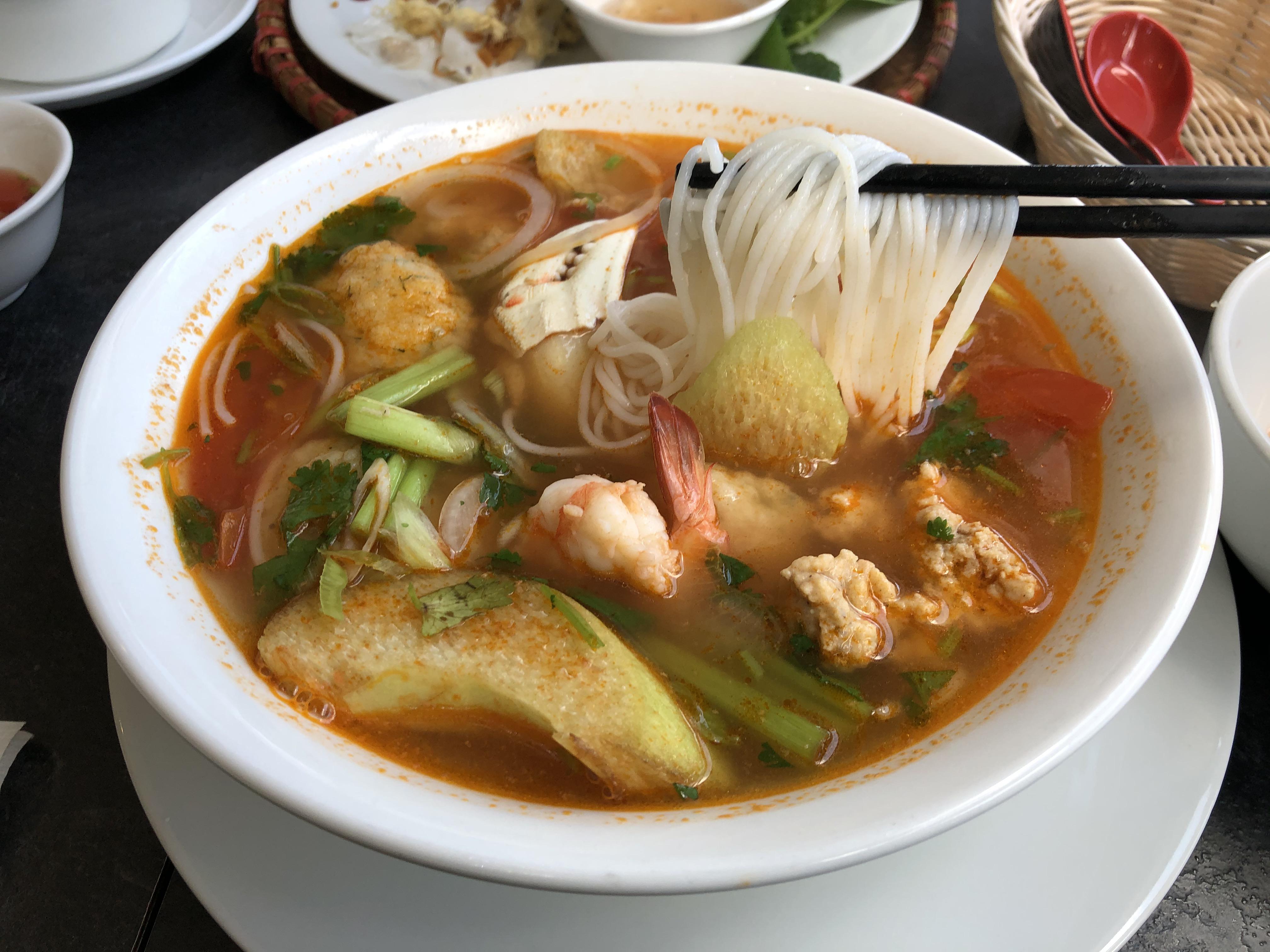 Bun Rieu Cua Hai Phong style vermicelli noodle soup! r/pho