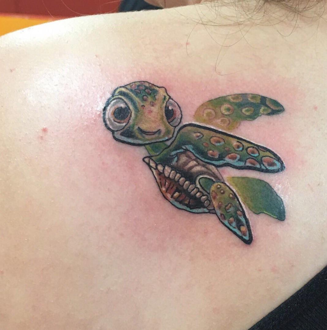 Squirt from Finding Nemo by Panda. Inkspiration, Springfield, MO r