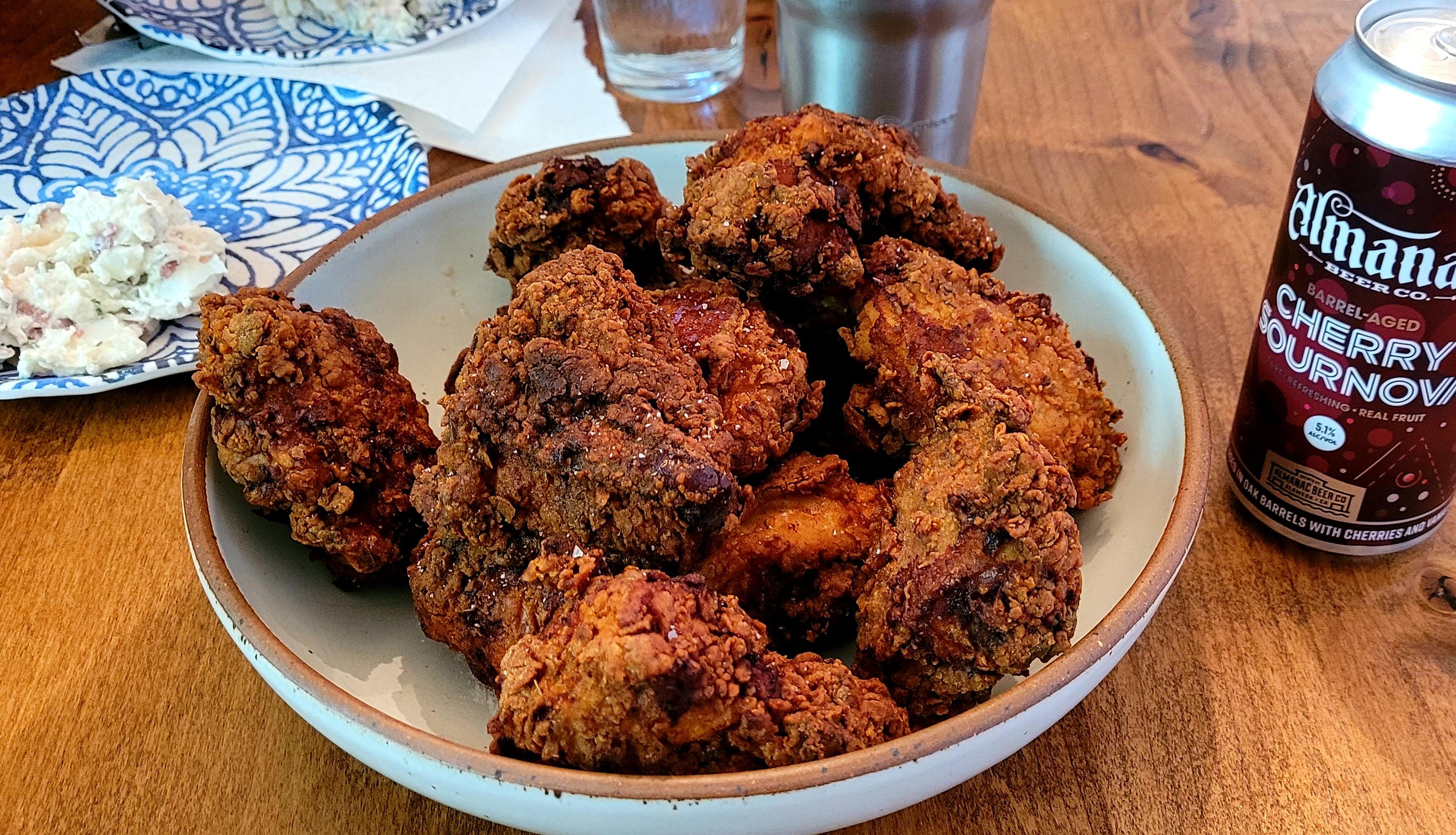 Kenji's Fried Chicken from the Food Lab r/FriedChicken