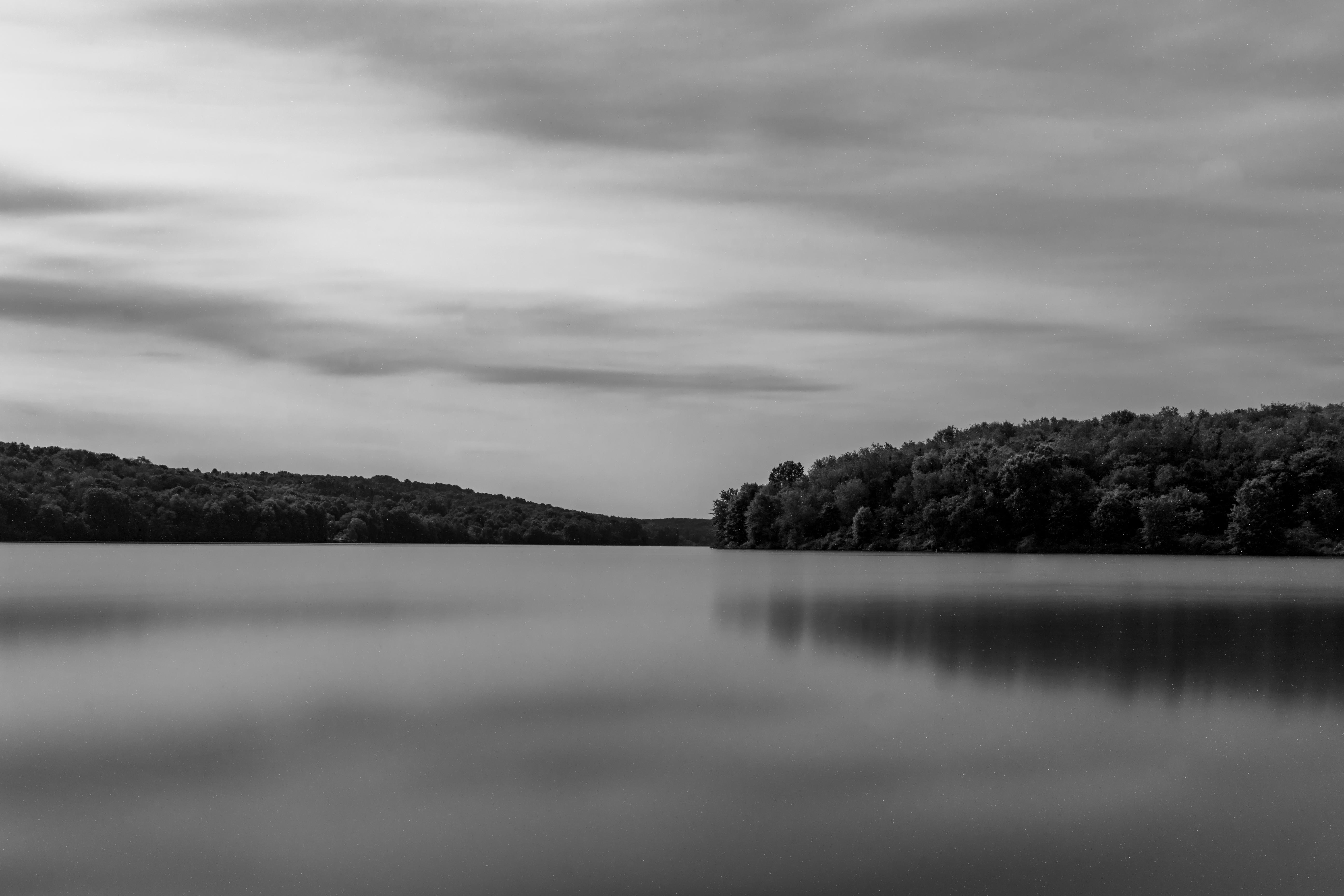 A Passing Storm, Lake Arthur, Moraine State Park, Pennsylvania r