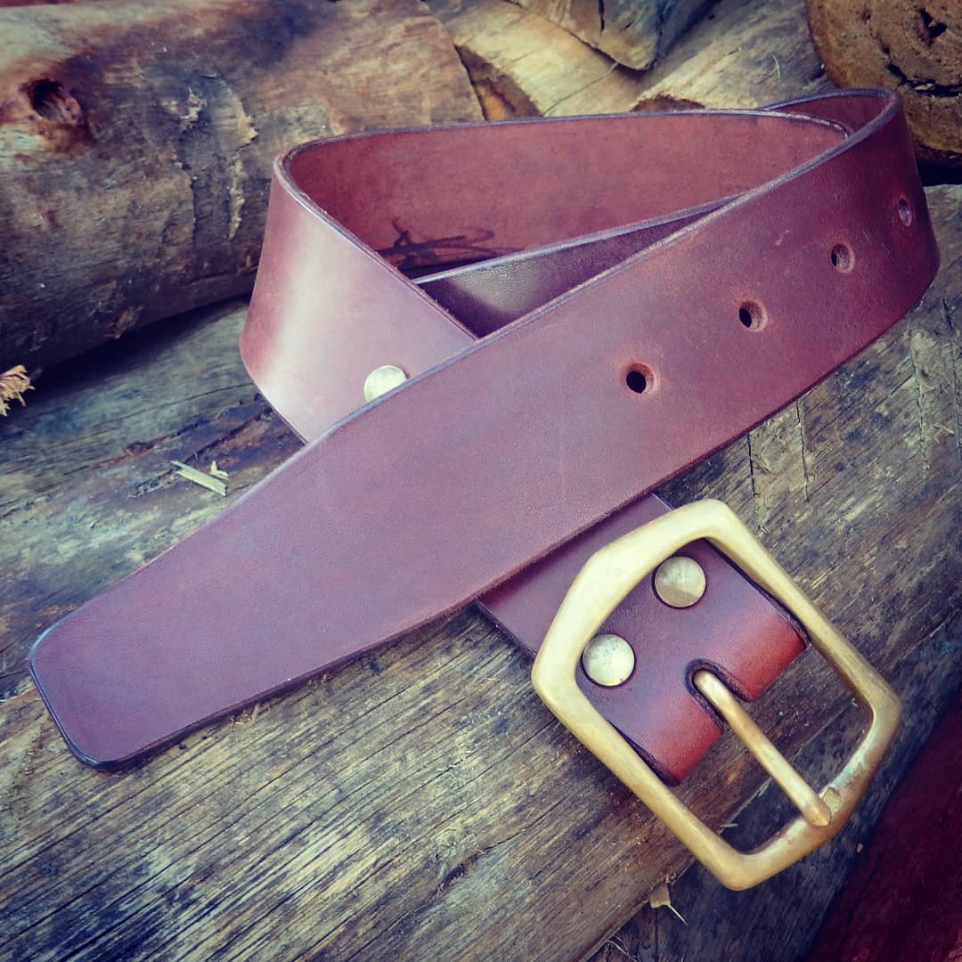 Basic belt, fancy leather r/Leathercraft