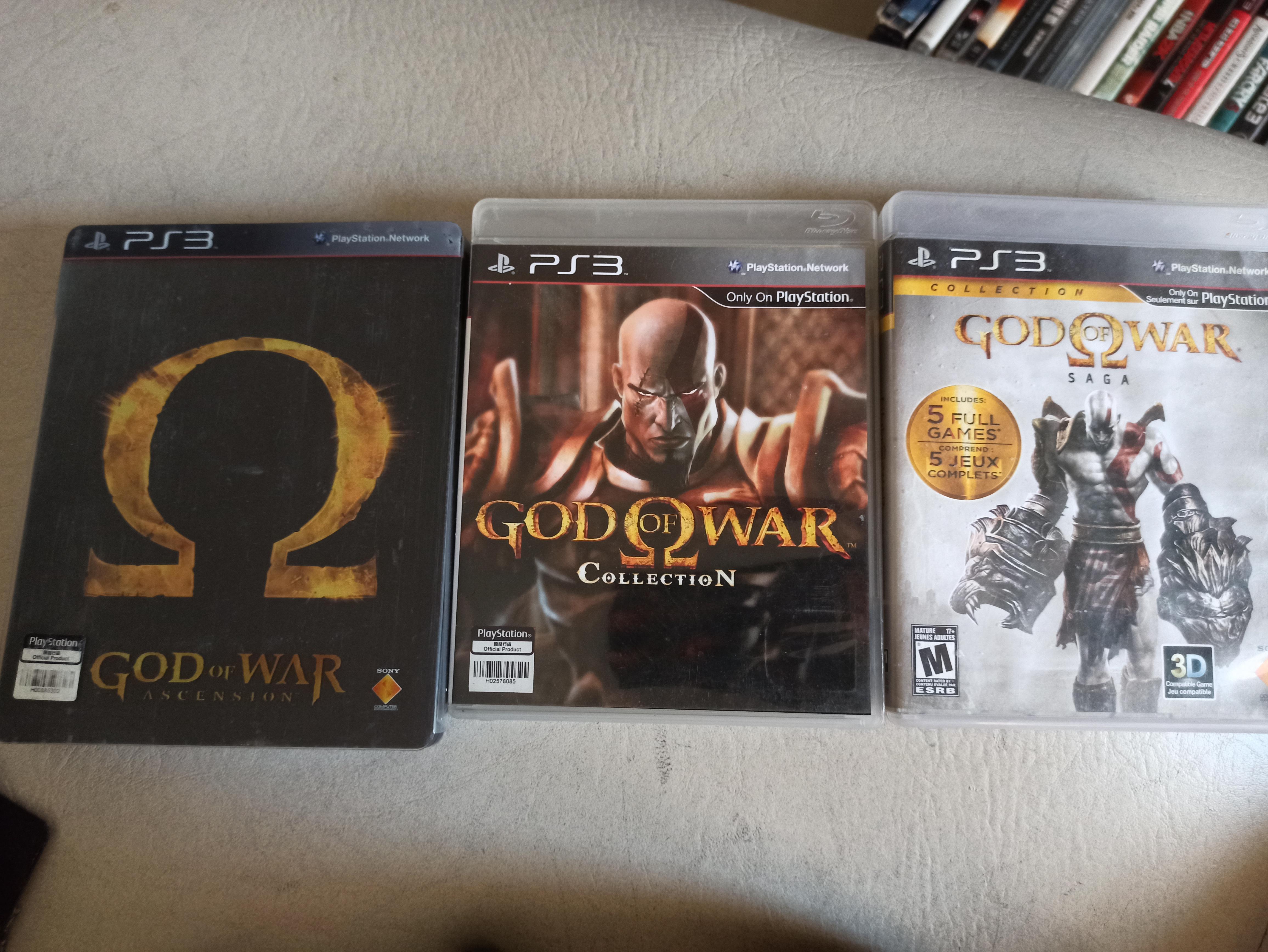 My God of War collection! r/PS3
