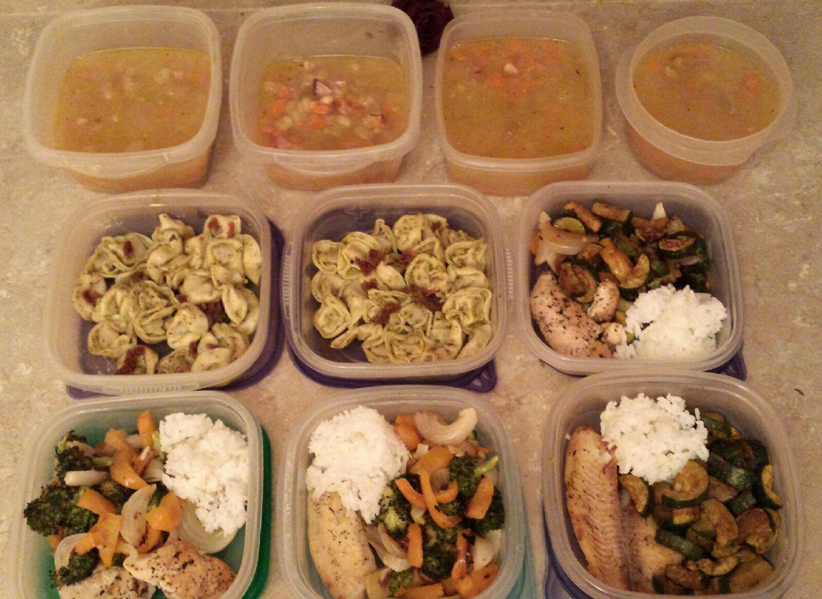 NY resolution no vegetables are going bad this year! 4 types of meal/2 hours prep r