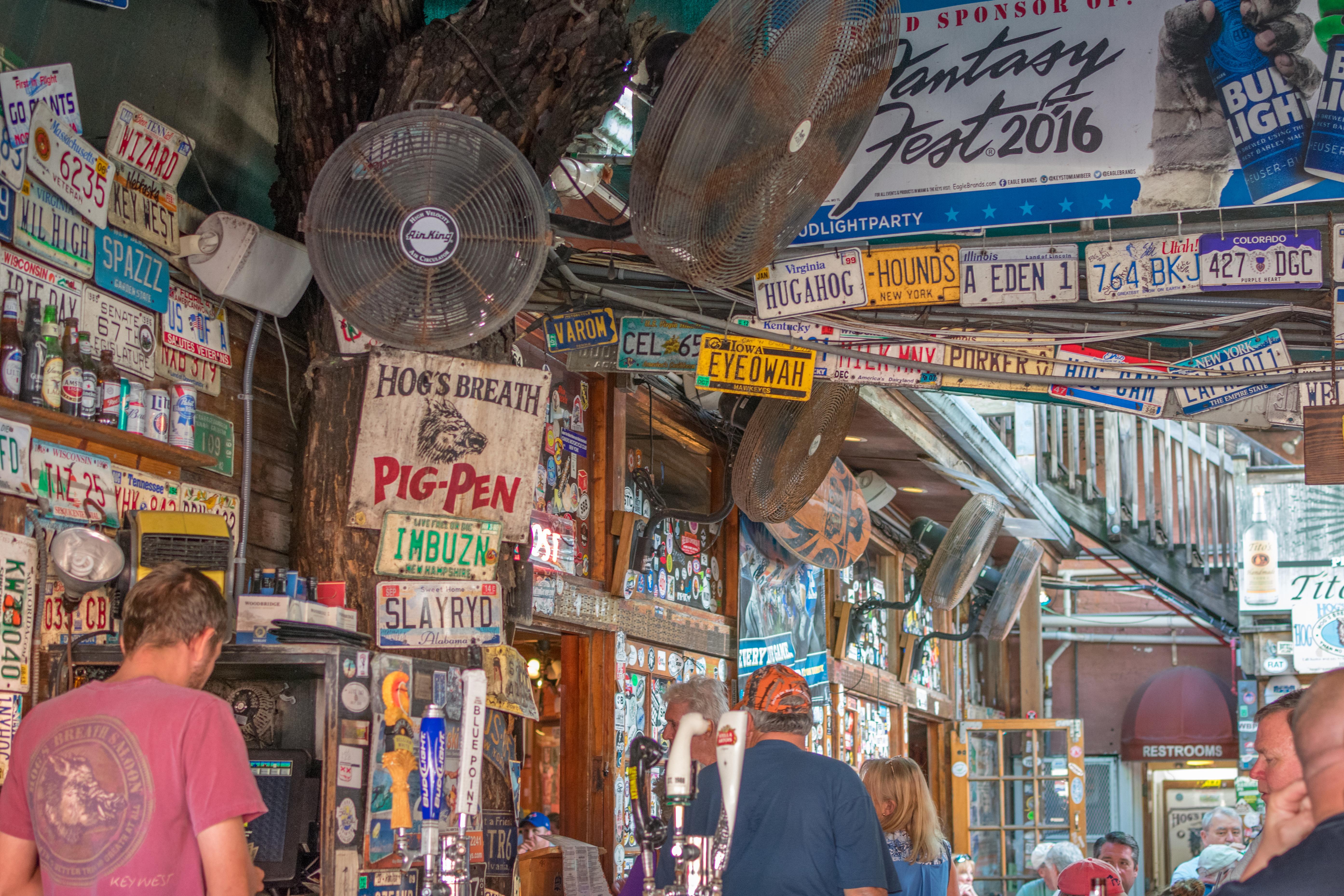 Out for lunch in Key West FL, USA. ImagesOfUSA