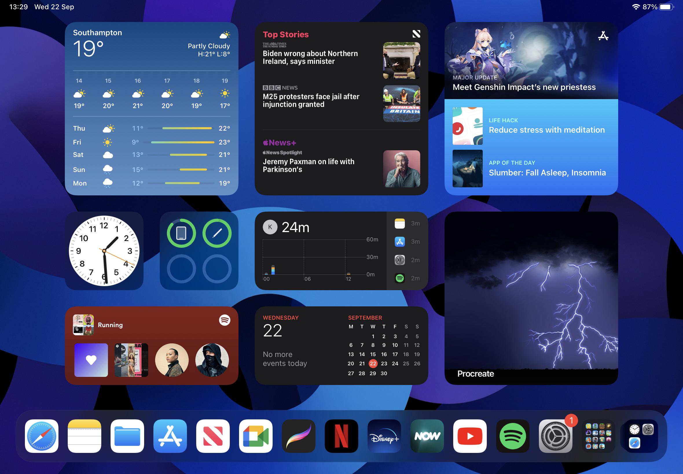 iPad Air 4 iPadOS 15 my home screen layout r/ipad