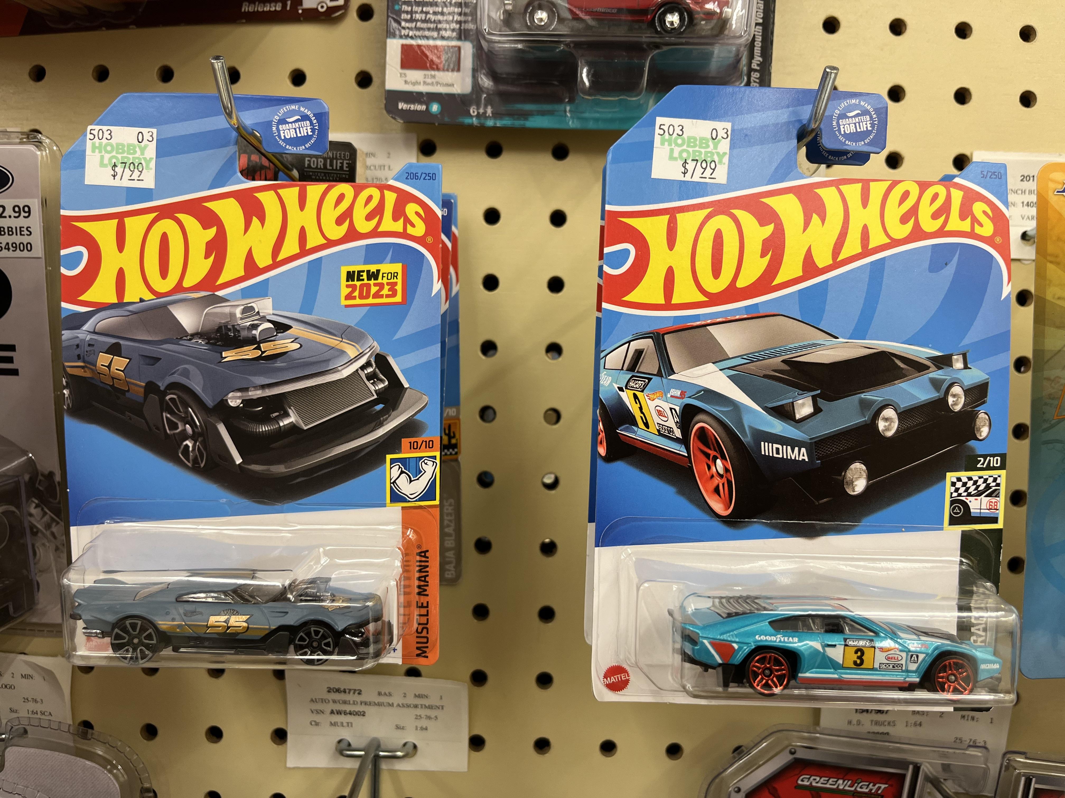 I get that Hobby Lobby has Premium… but mainlines priced as Premiums