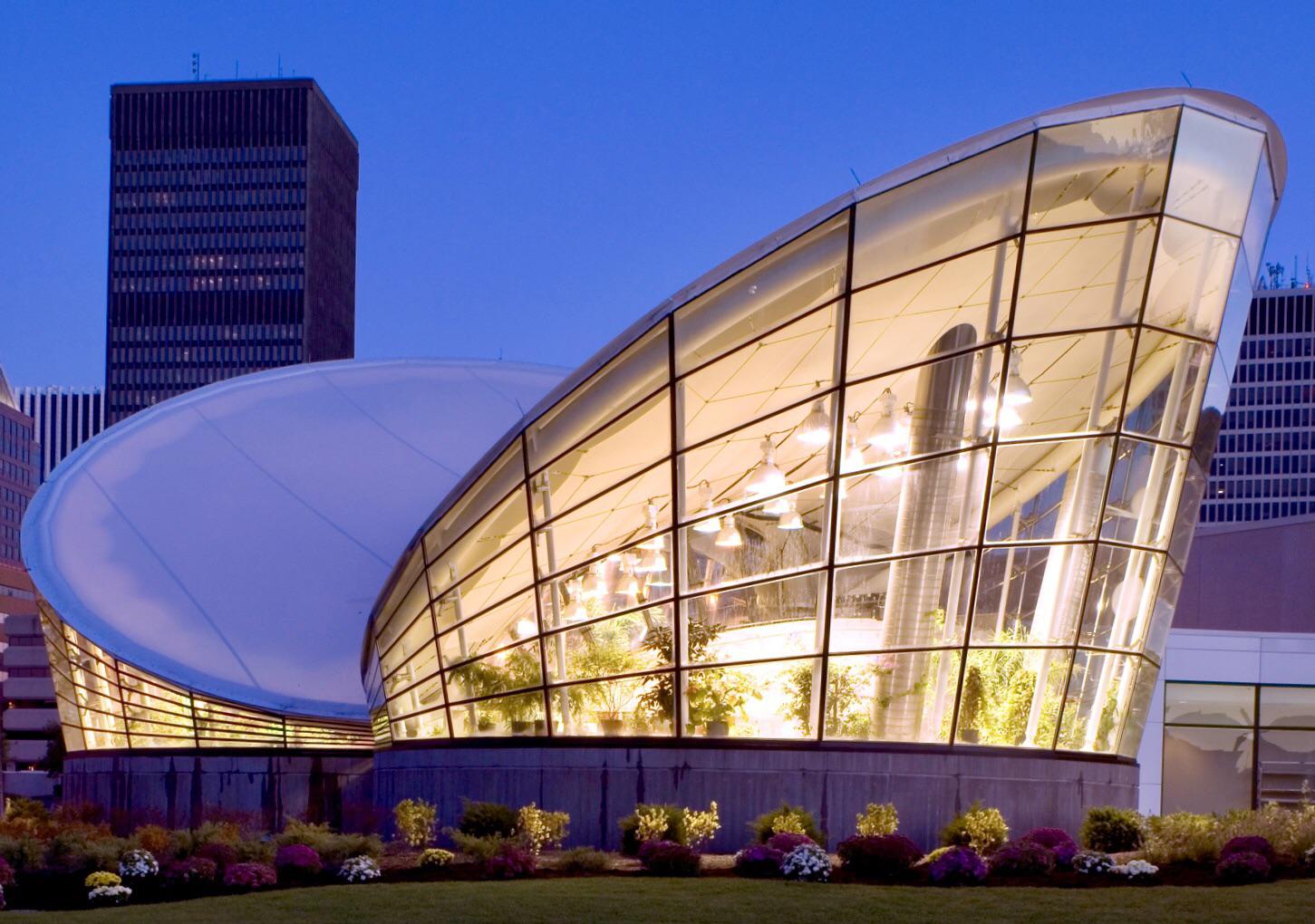 Butterfly Conservatory at the National Museum of Play looks like