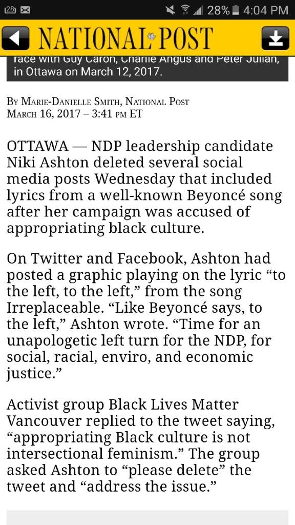 Only black people can reference Beyoncé lyrics