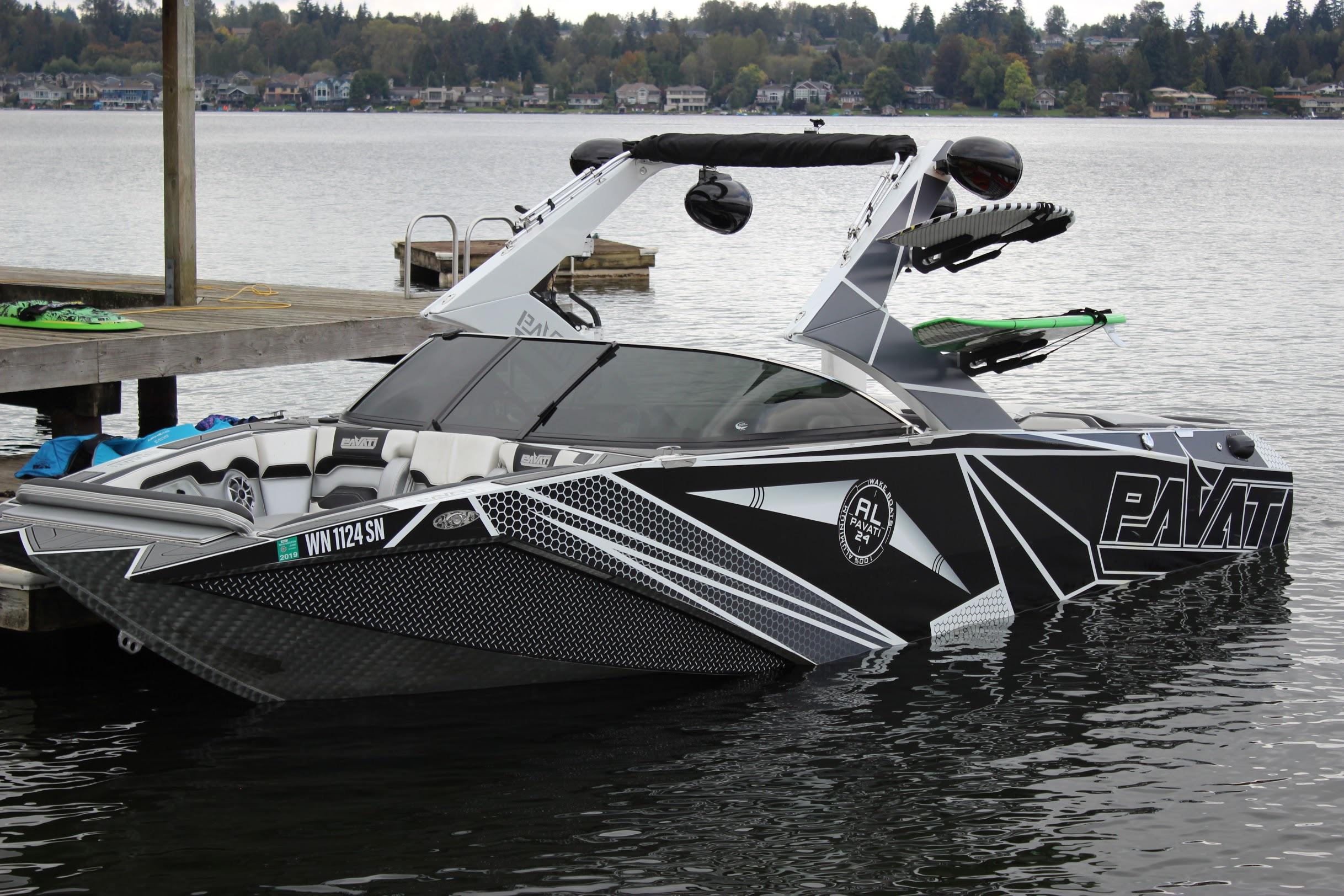 My beautiful boat! Who wakesurfs!? r/boating