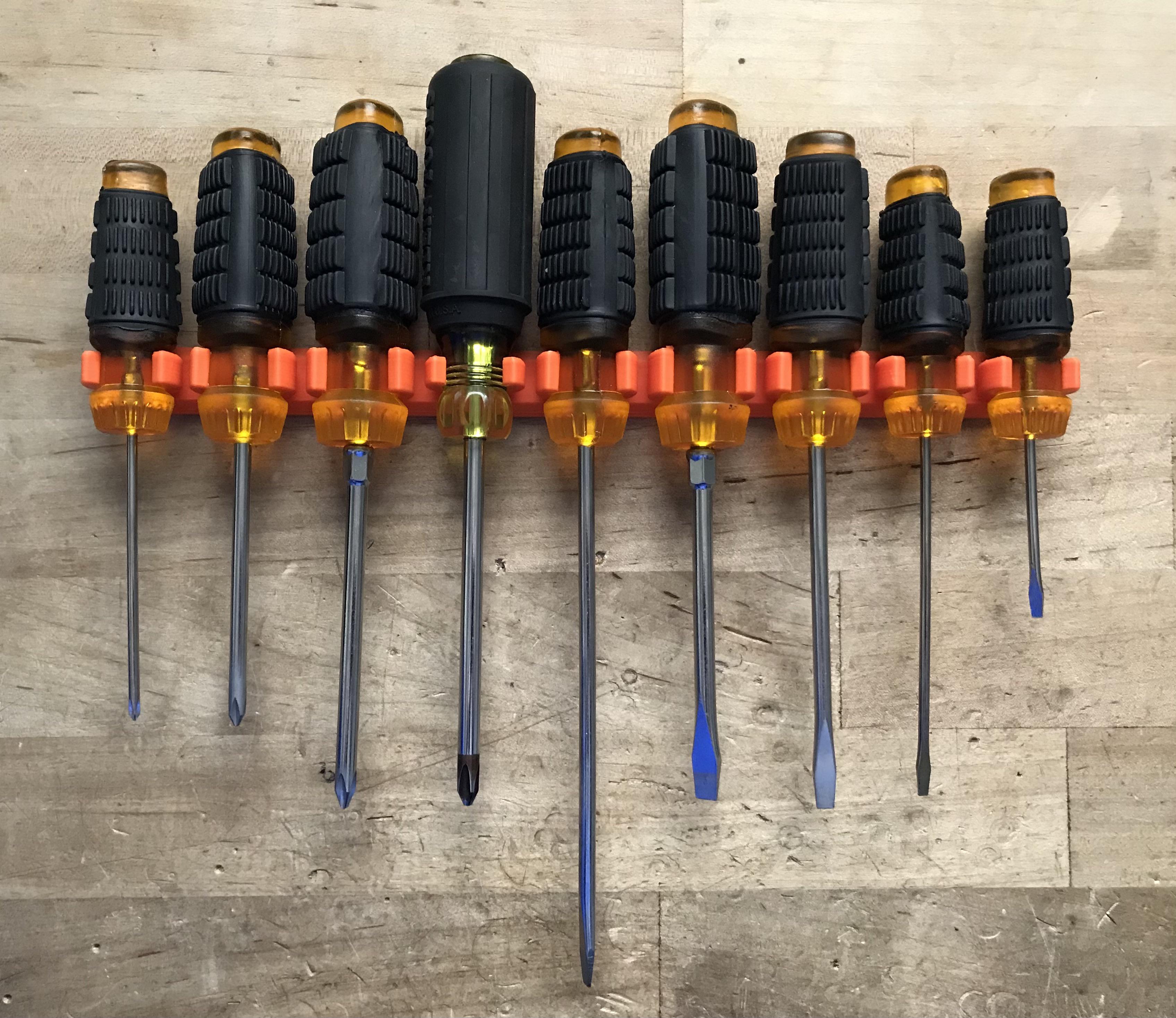 Customer screwdriver holder for coworkers miscellaneous screwdrivers
