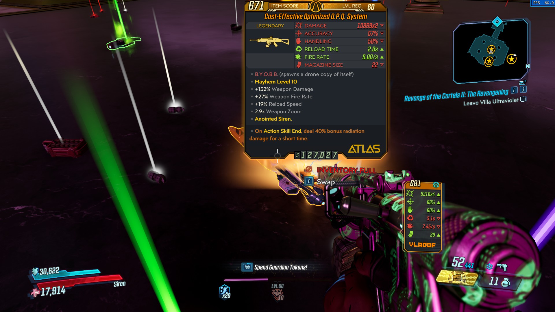 Light Show does more damage than OPQ? r/borderlands3