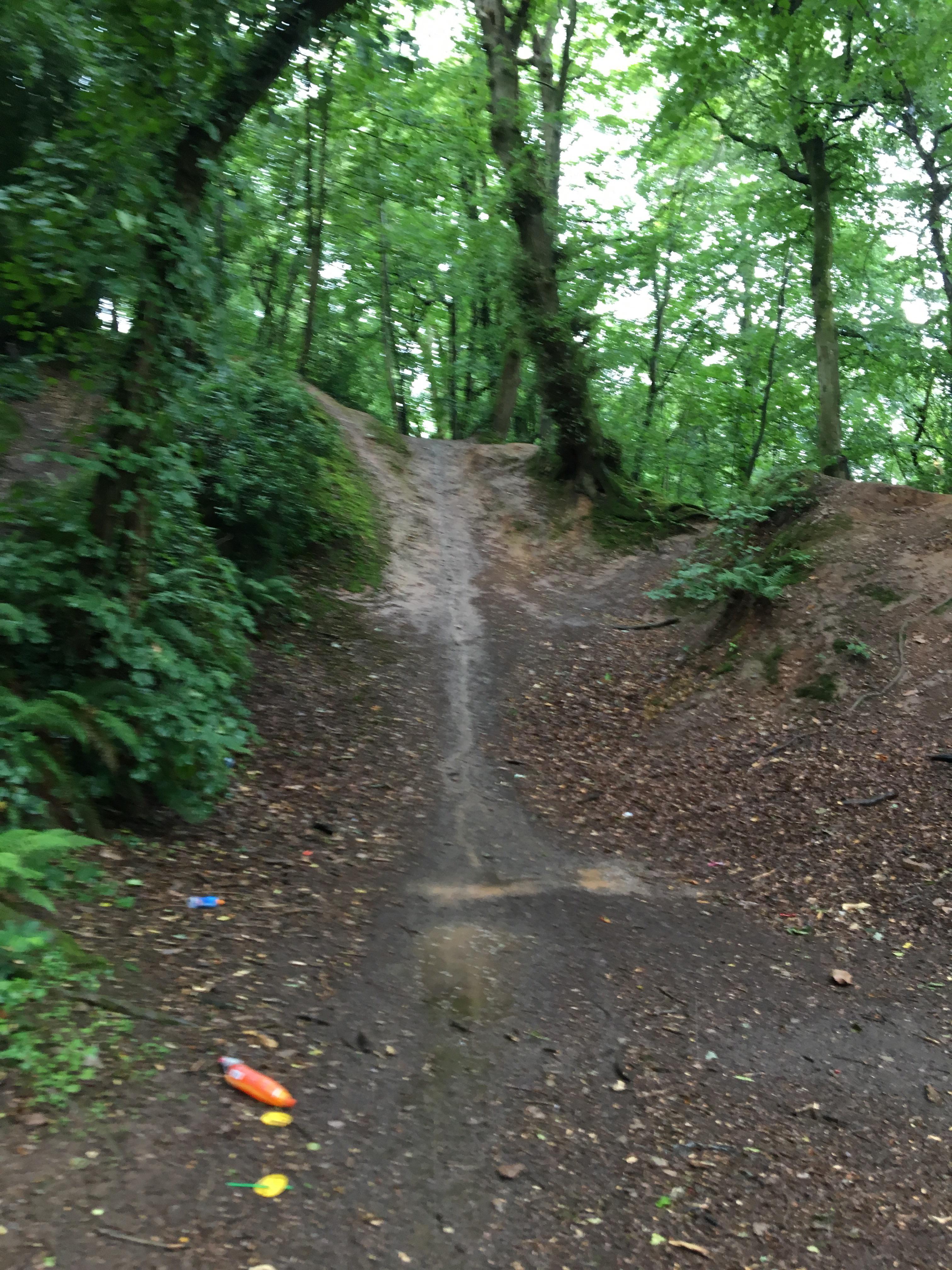 The devils drop King’s Cliff woods North Petherton r/mountainbiking
