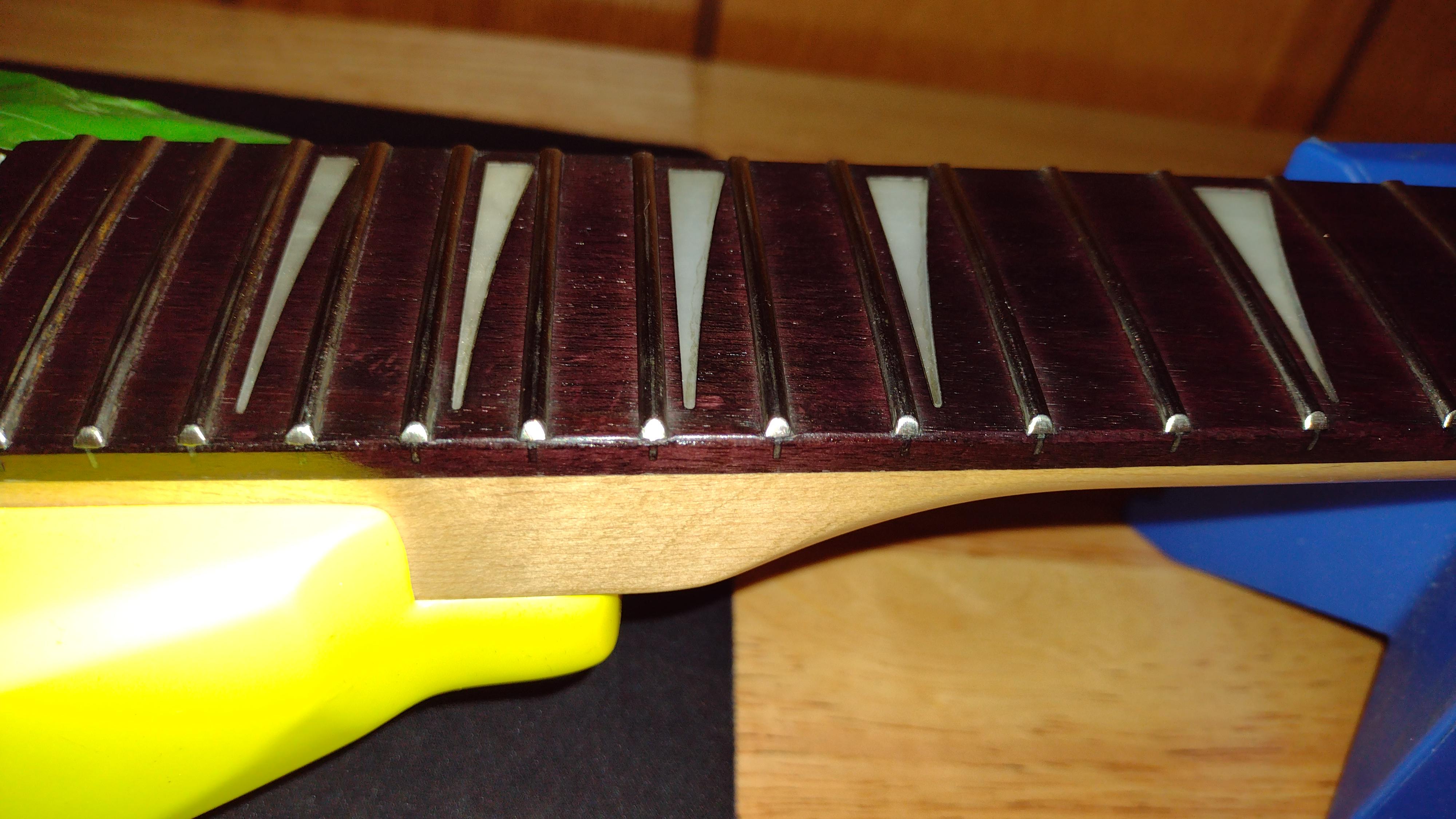 First time dressing fret ends! r/Luthier