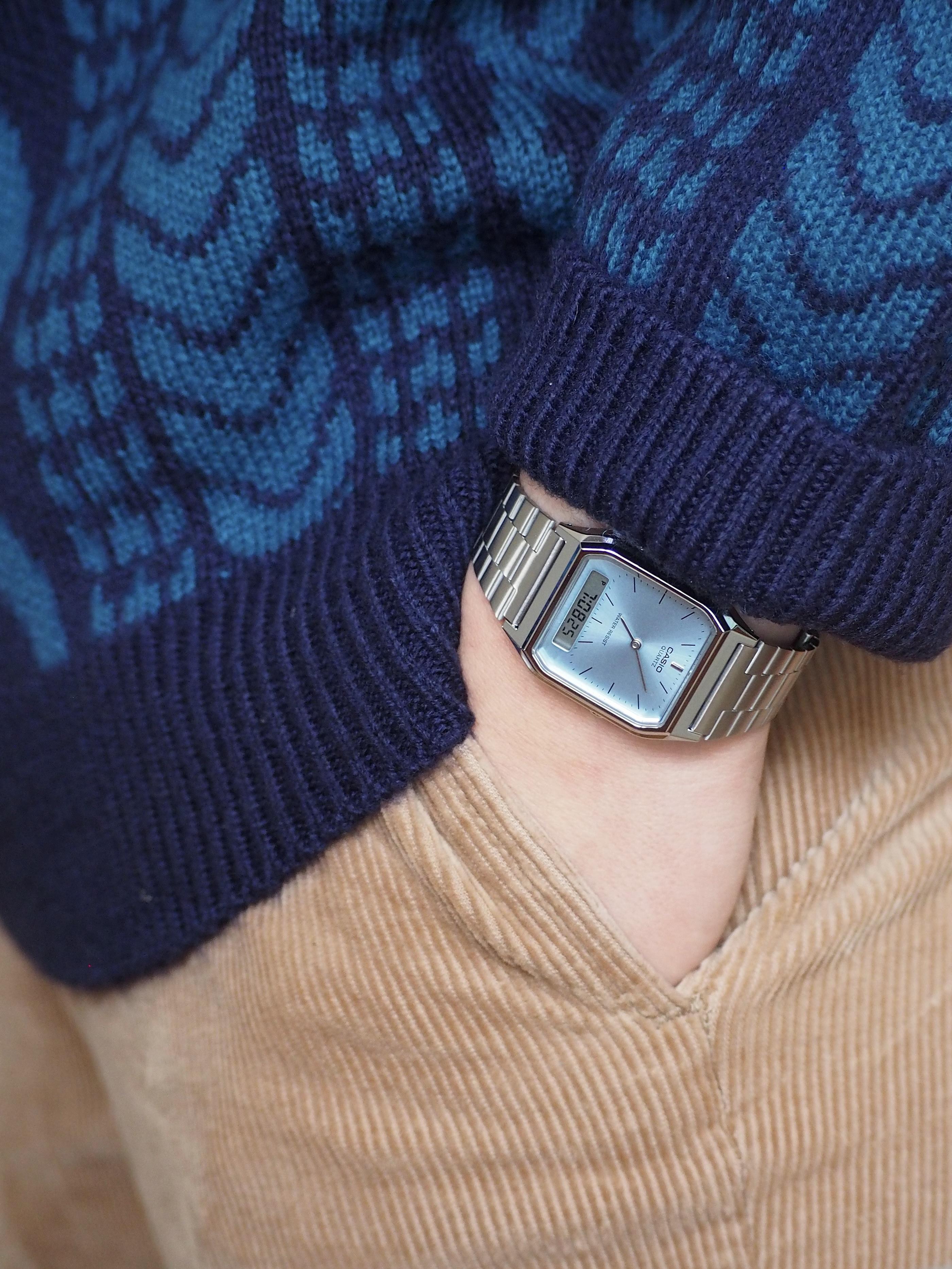 [Casio] Just received my new AQ-230A in baby blue! : r/Watches