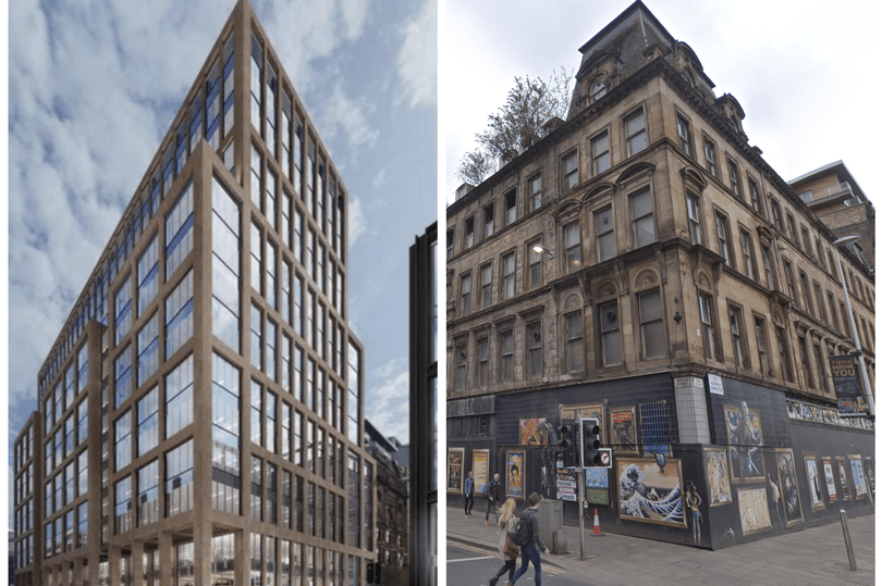 Department store in Glasgow demolished a few months ago, and its