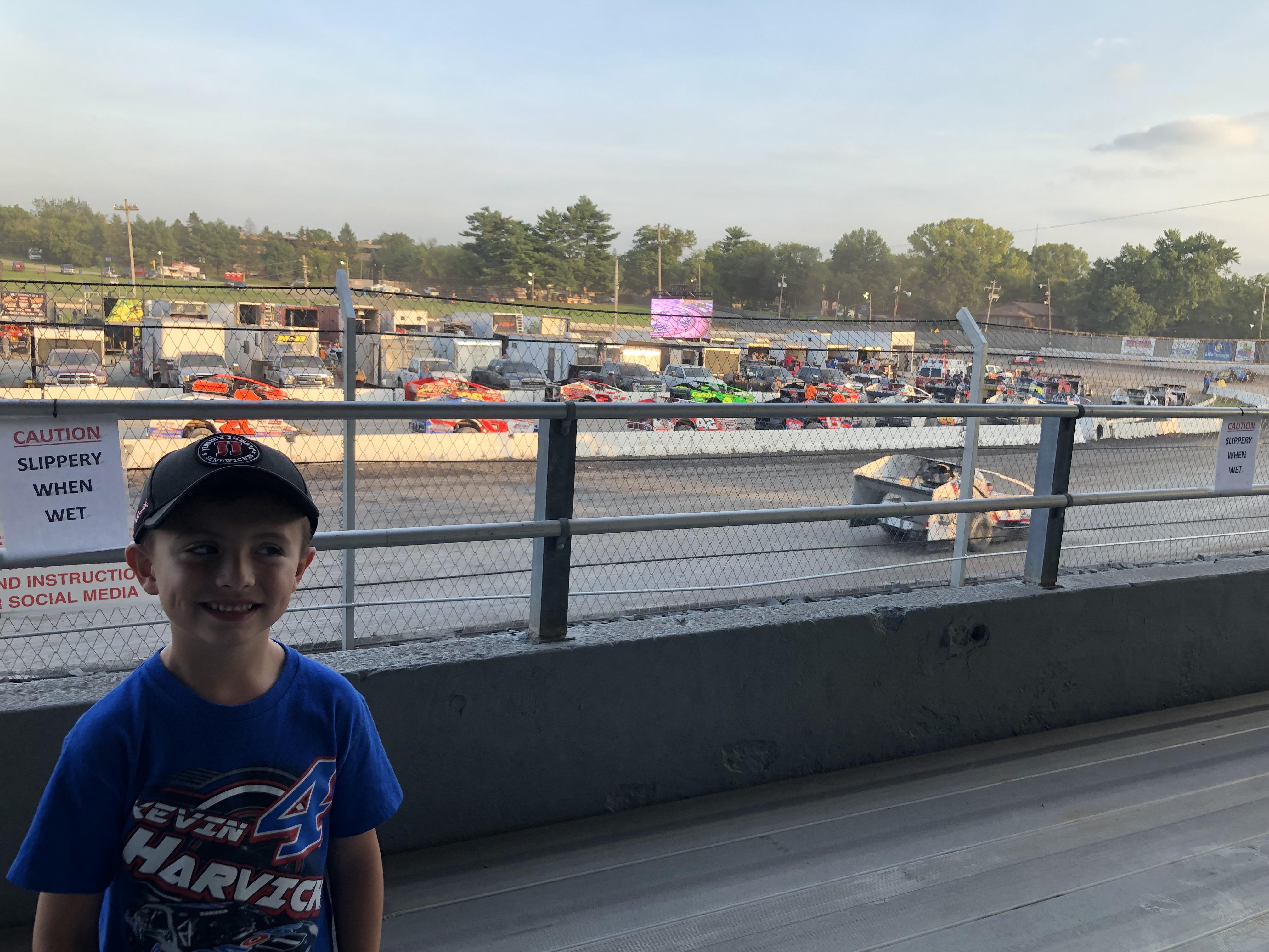 Took my son up to Orange County Fair Speedway for the weekend! We can’t