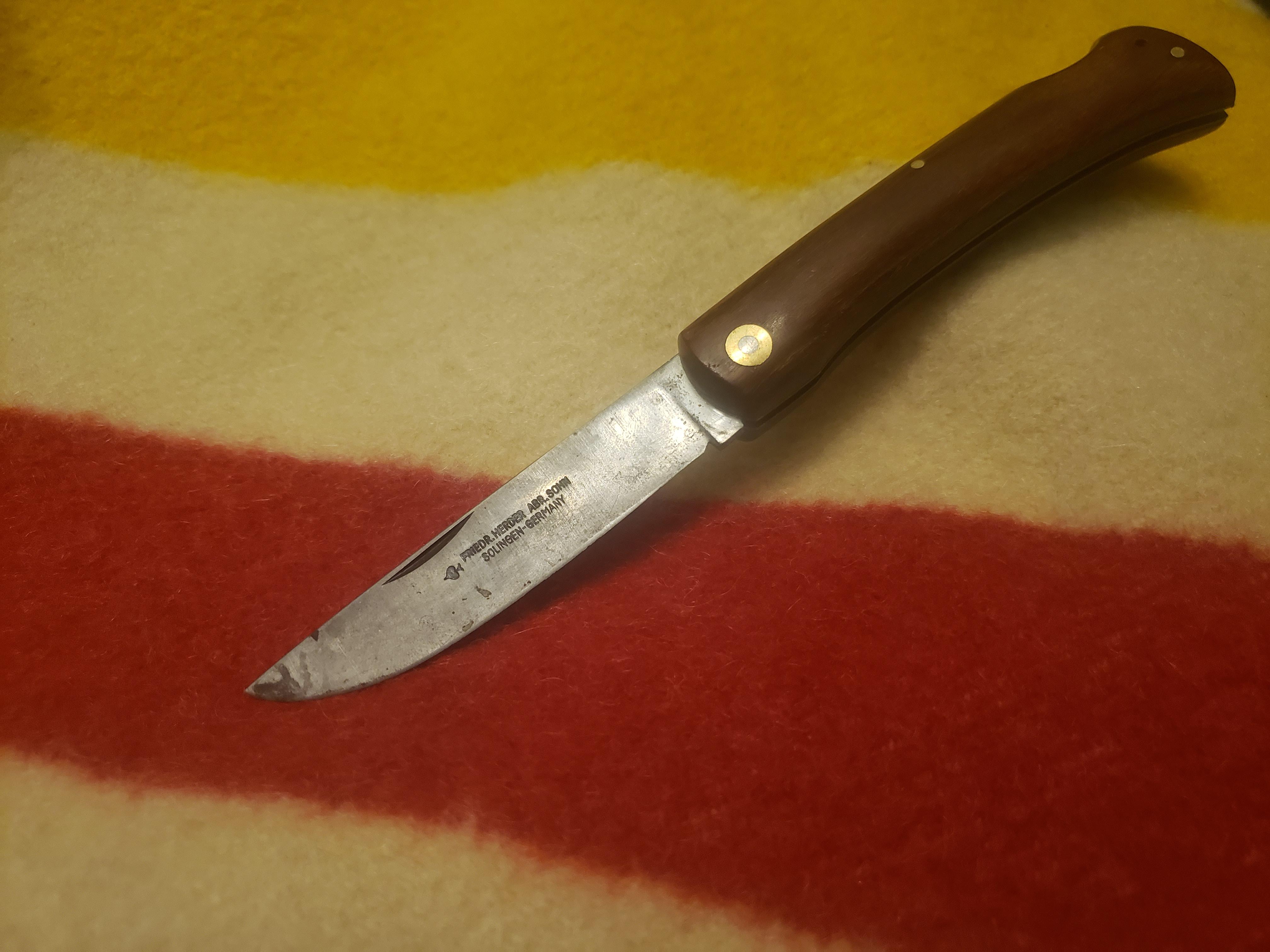 The Ace of Spades ♠️! A well made pocket knife from "Friedr. Herder abr