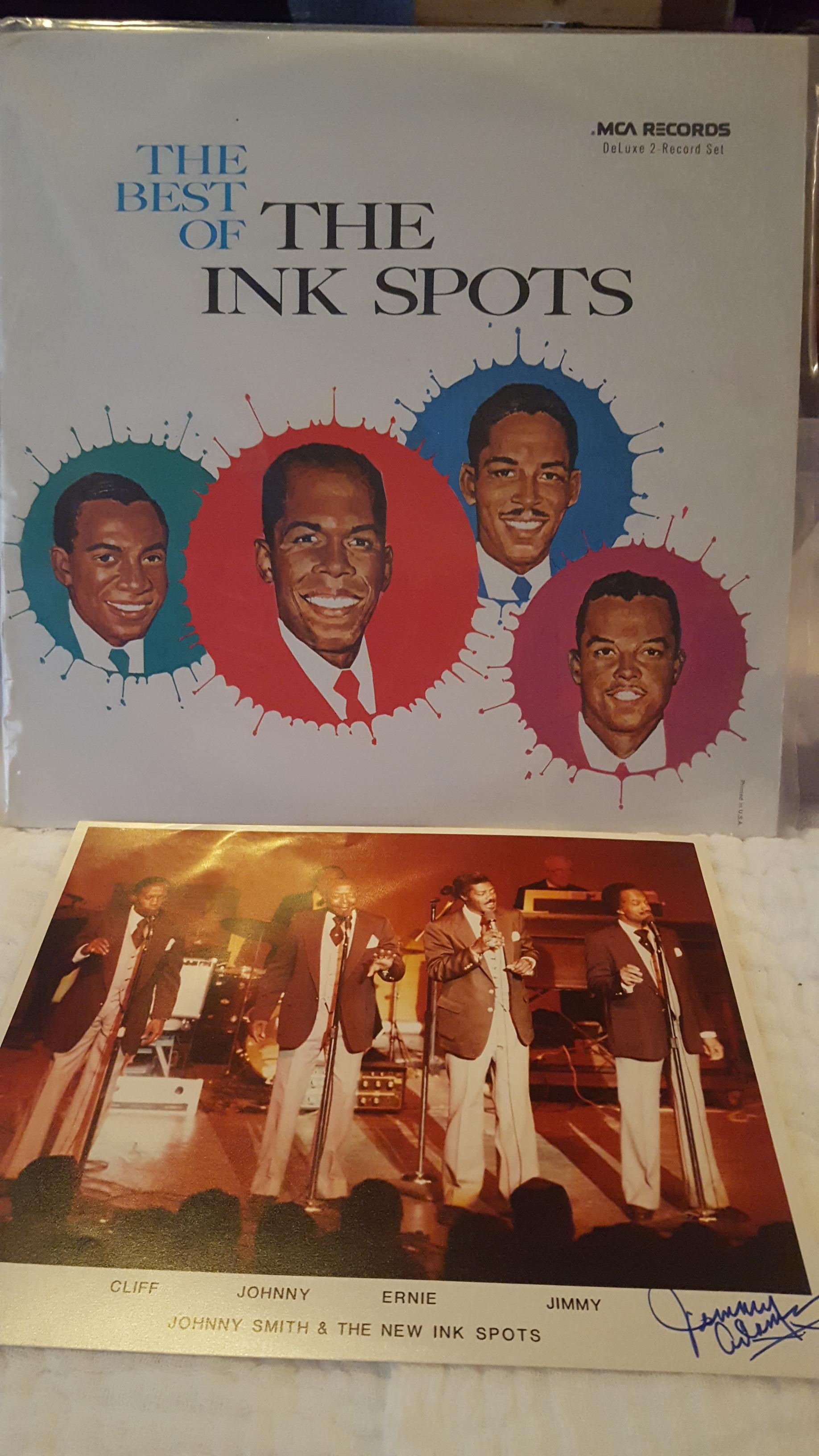 The Best Of The Ink Spots w/ autographed picture r/vinyl