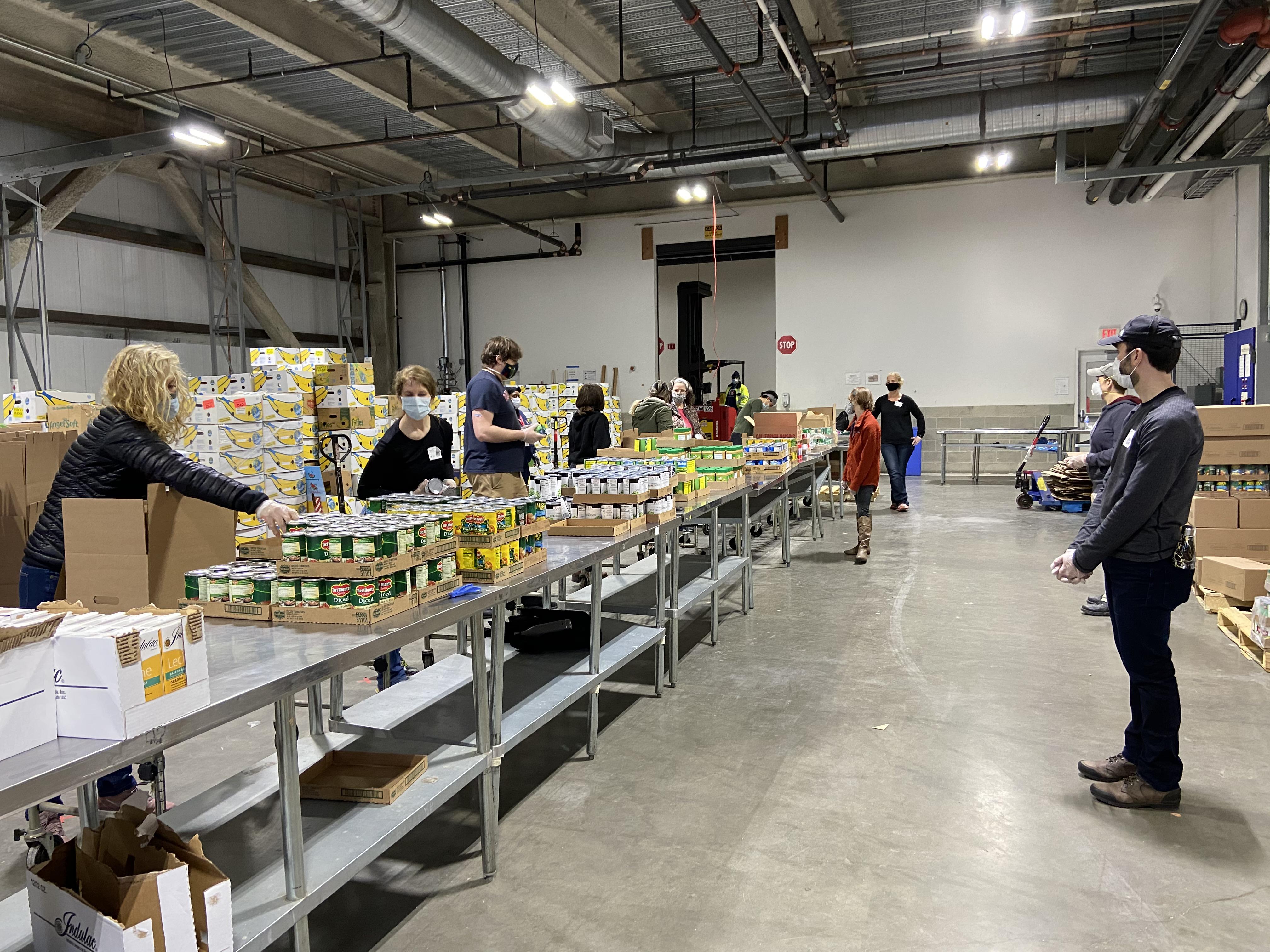 Volunteered at the Greater Boston Food Bank today. It was really easy