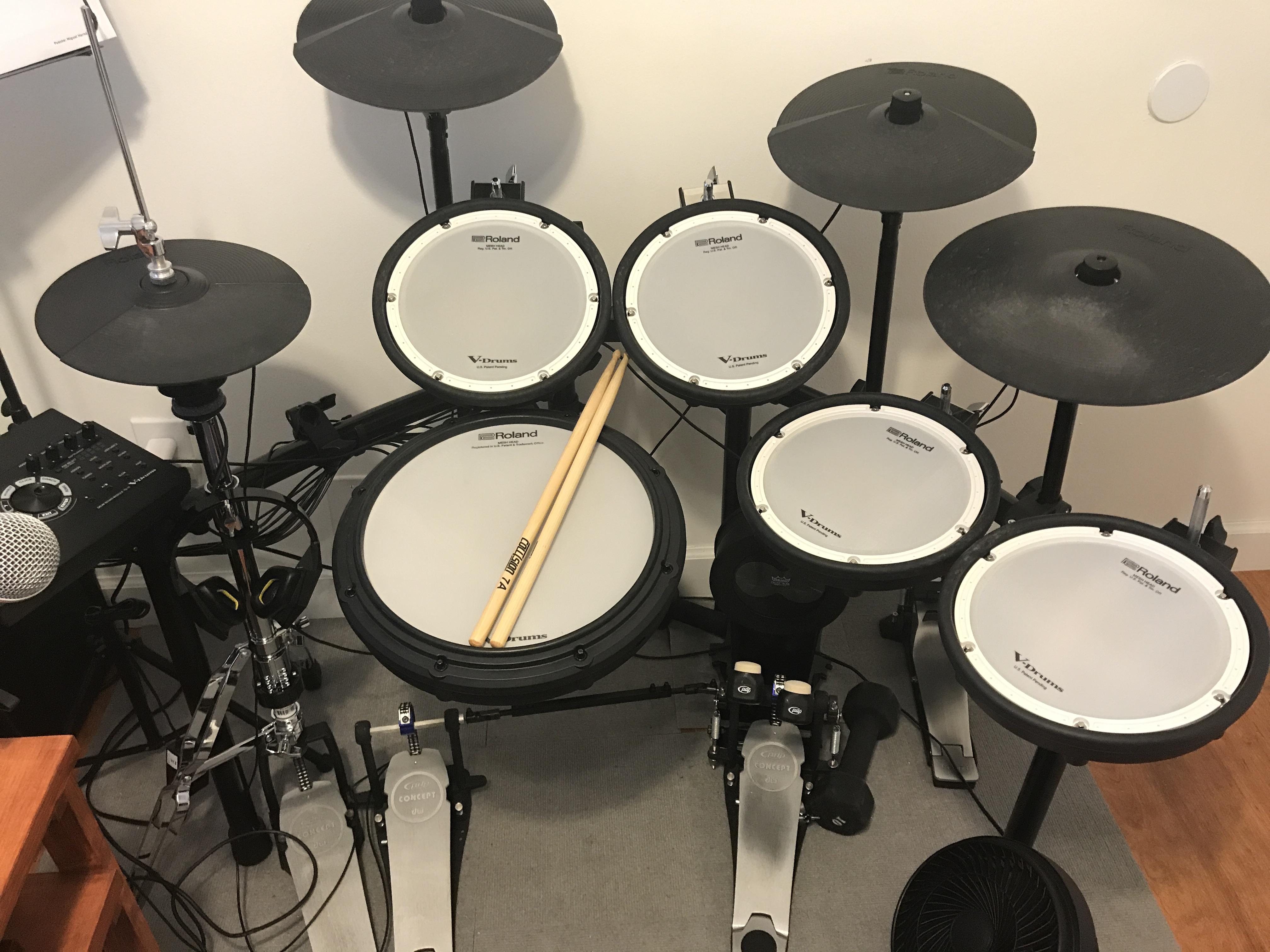 What can I do to get more space in between my snare and my floor toms