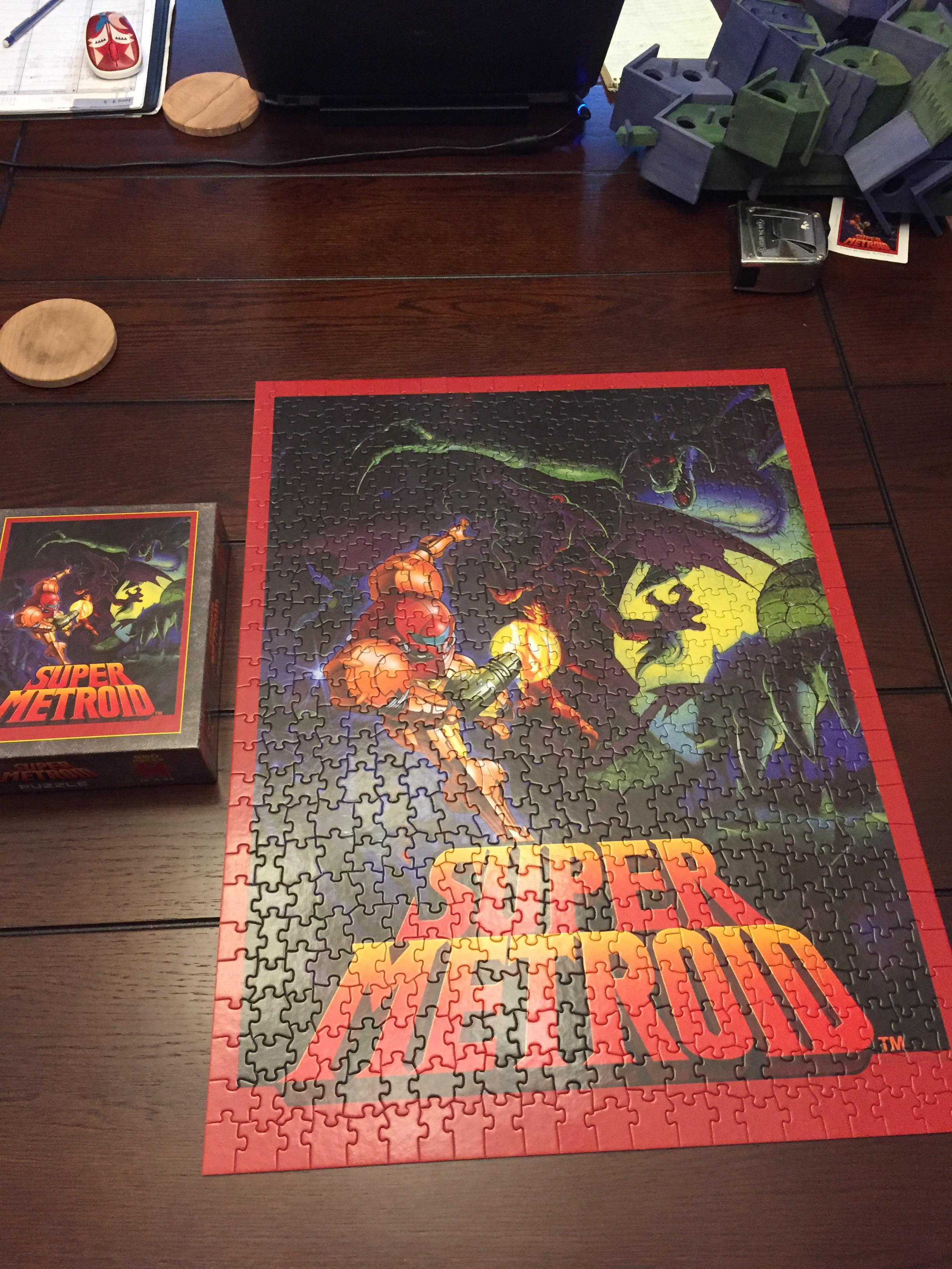 I dumped this on my dining room table figuring I’d kill a few hours. It