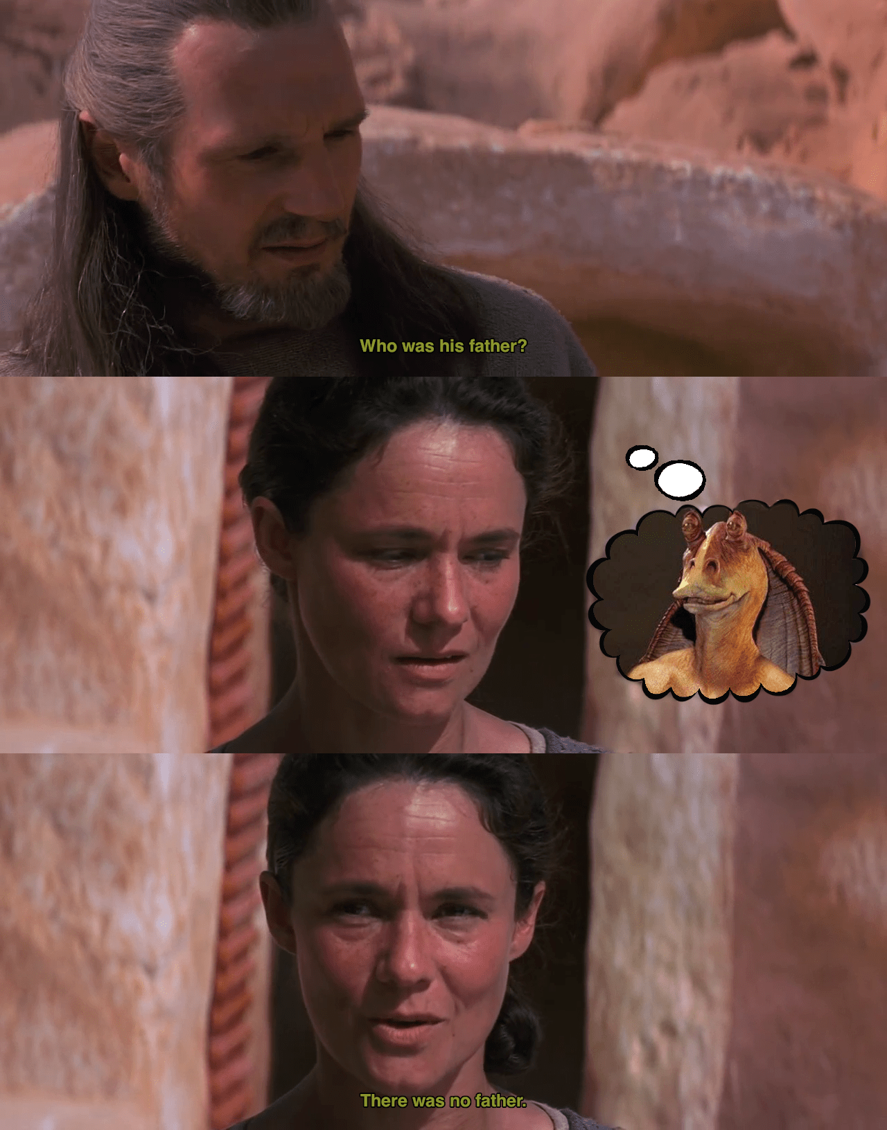 Jar Jar is the key to all of this DarthJarJar