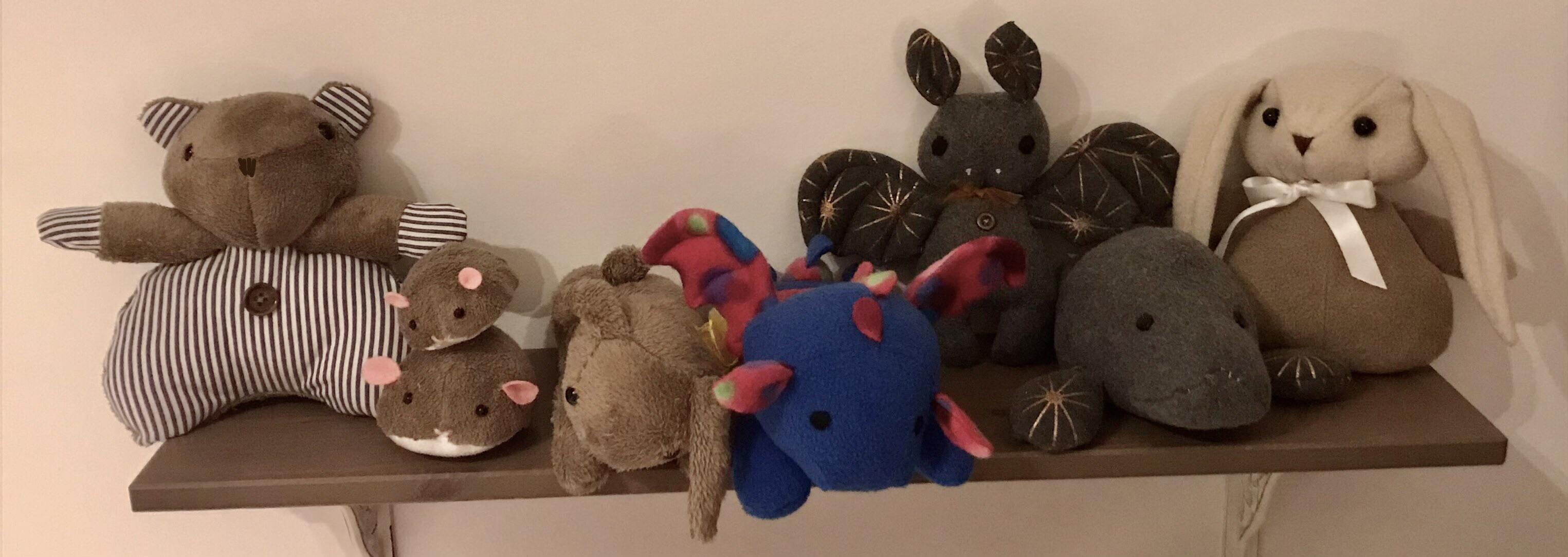 Diy plushies I made! Recently started, I use no patterns just make them