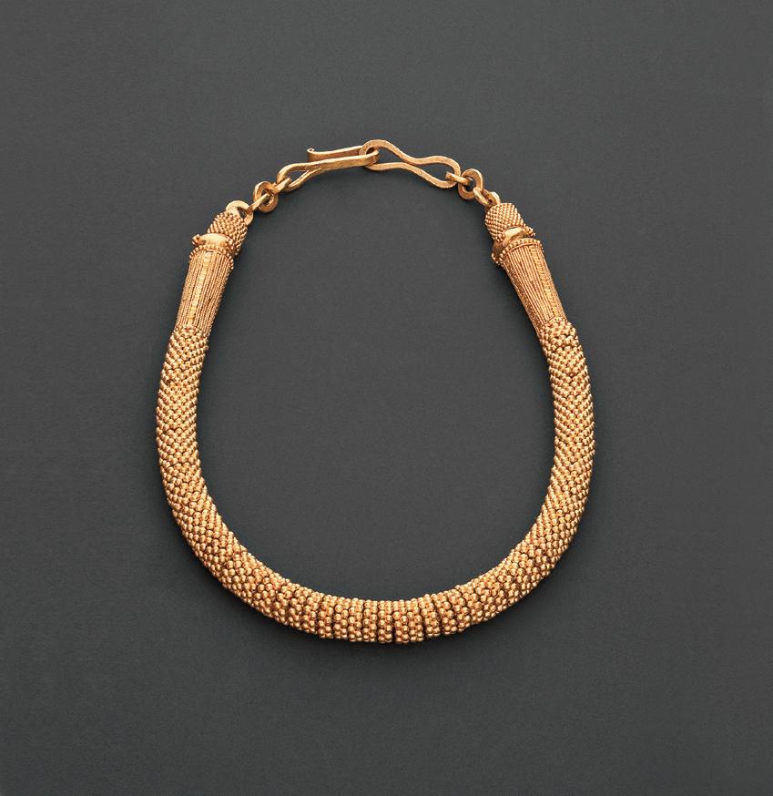 Gold Necklace, Butuan Kingdom Philippines, 10th Century A.D.[849x874