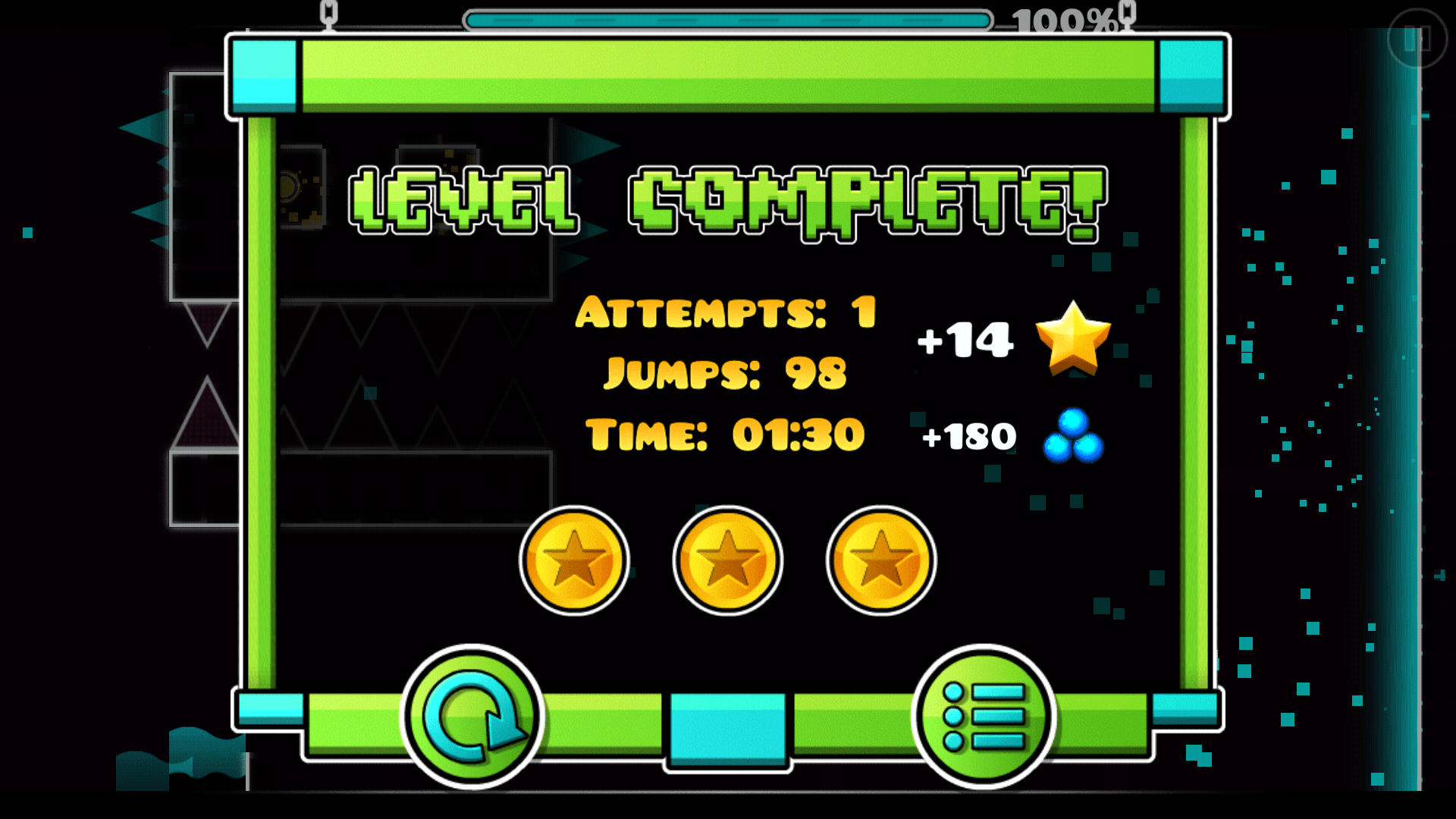 Geometry dash level complete png 225813Geometry dash level complete