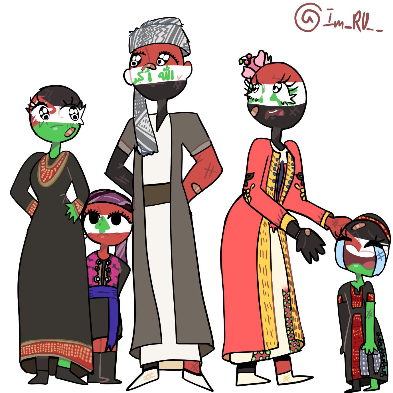 I drew the Ottoman Empire boys or Iraq, Syria, Jordan, Lebanon, and Palestine (Ages based on