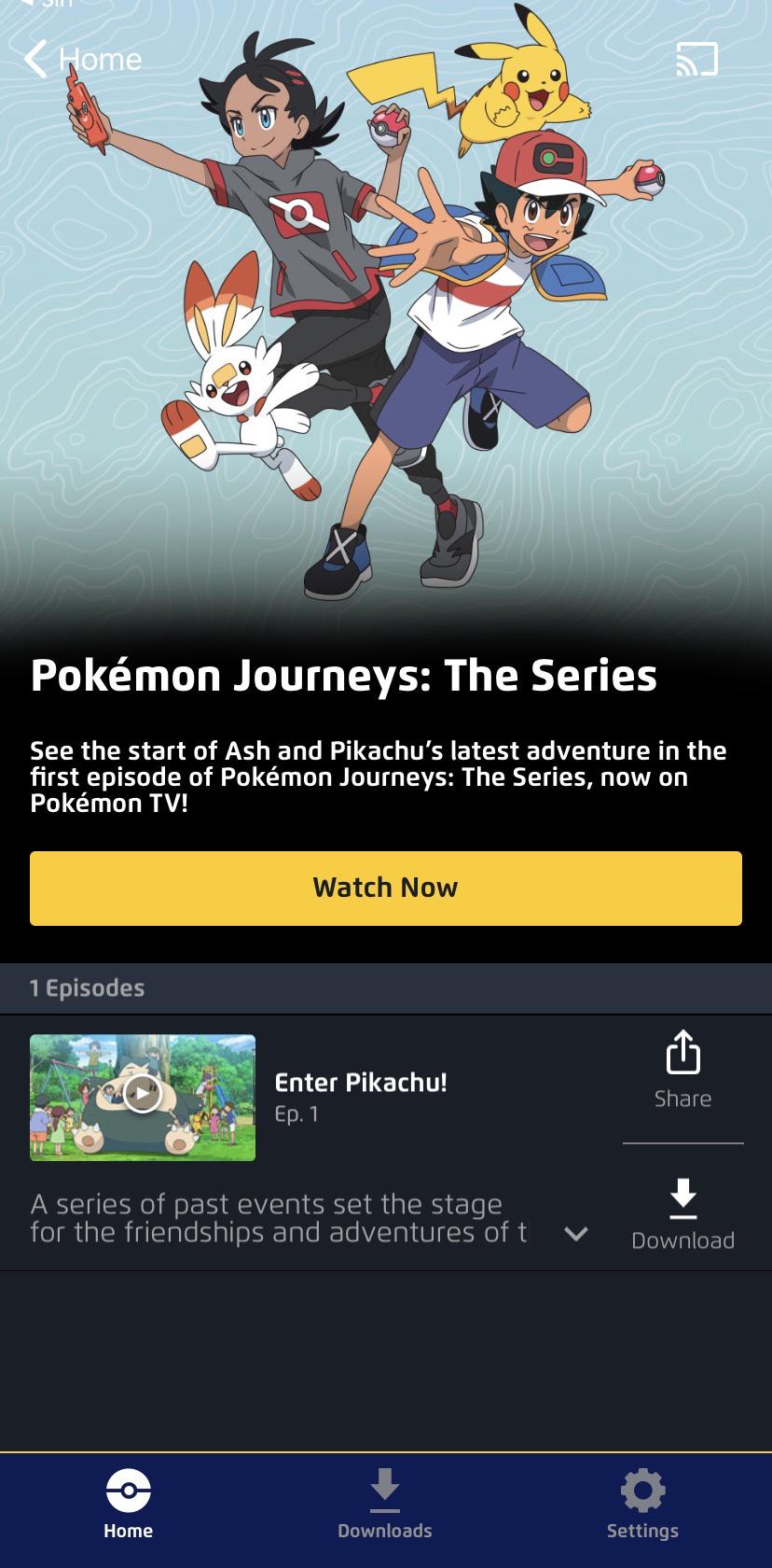 For those that didn’t know, The first episode of Pokemon journeys is