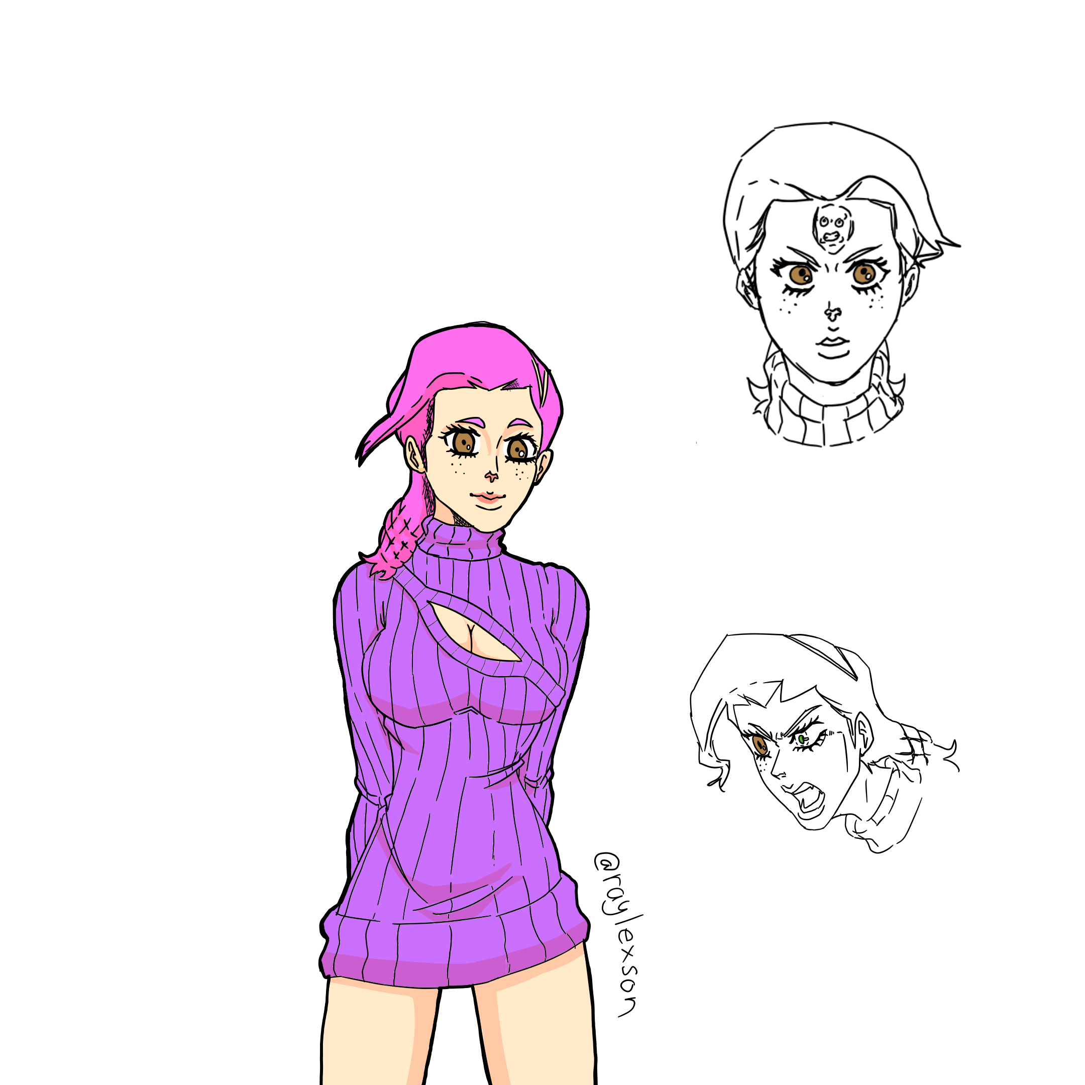 [Fanart] Genderbend Vinegar Doppio r/StardustCrusaders