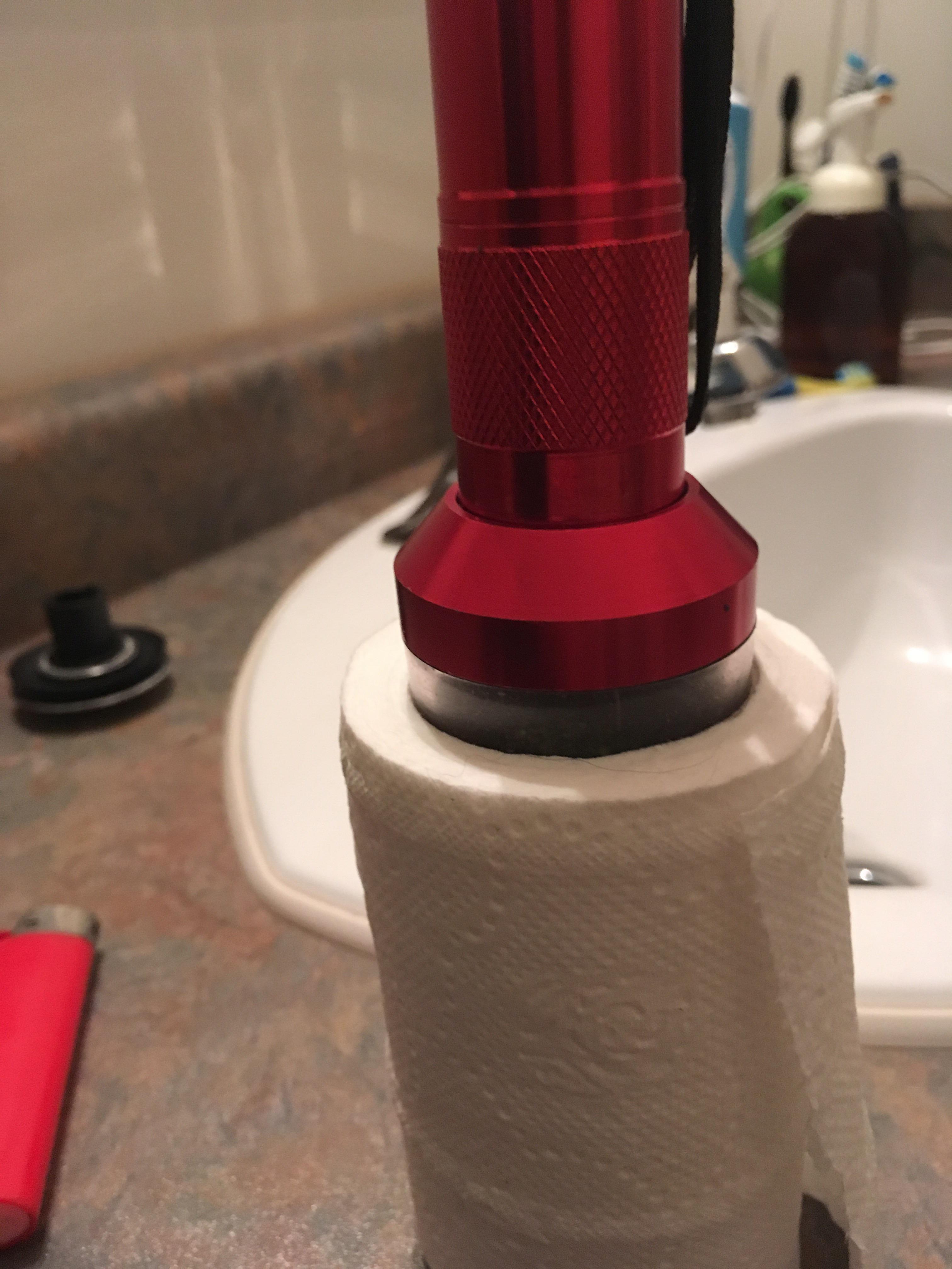 My grinder fits perfectly into a roll of toilet paper r/mildlyinteresting