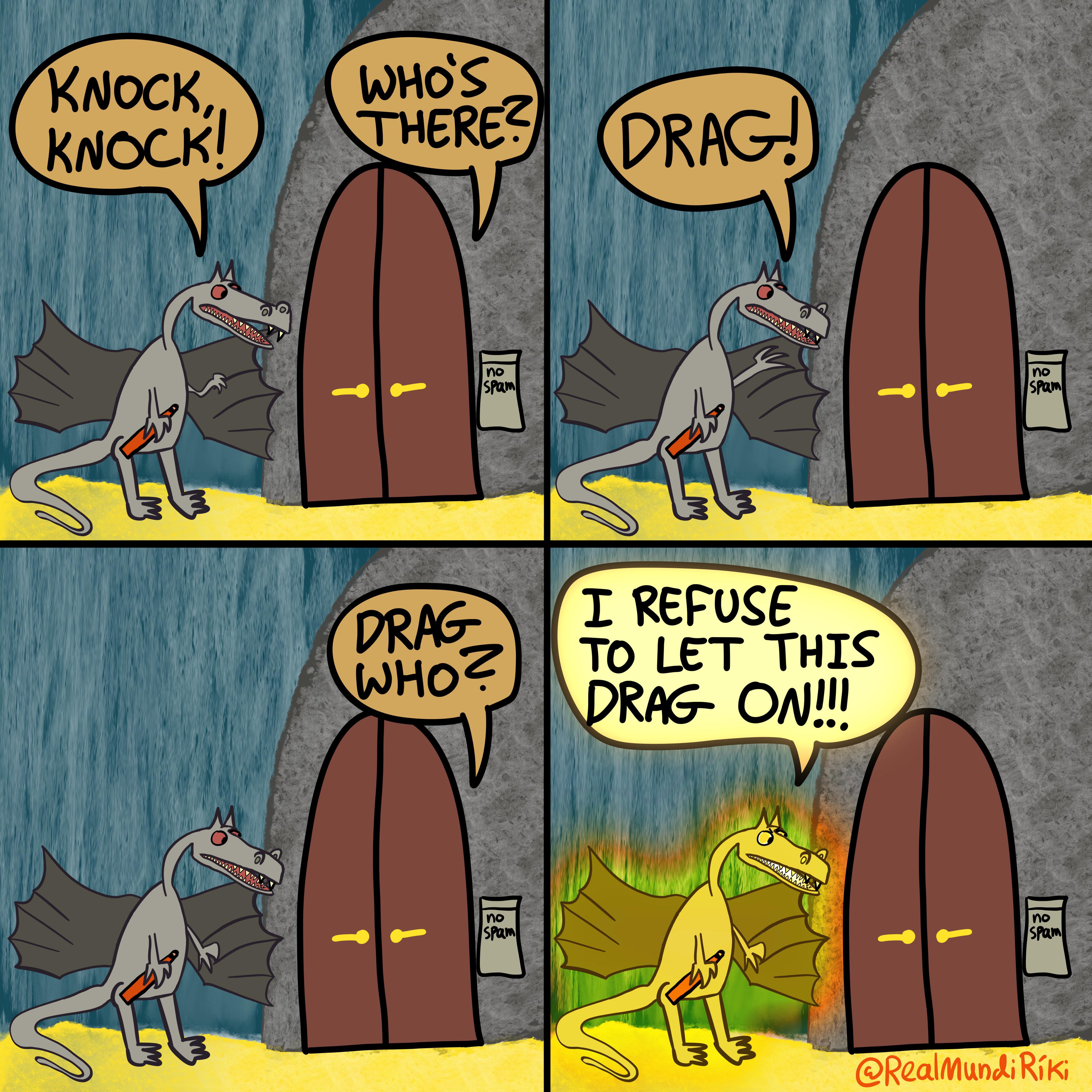Dragon knock knock joke r/Punny