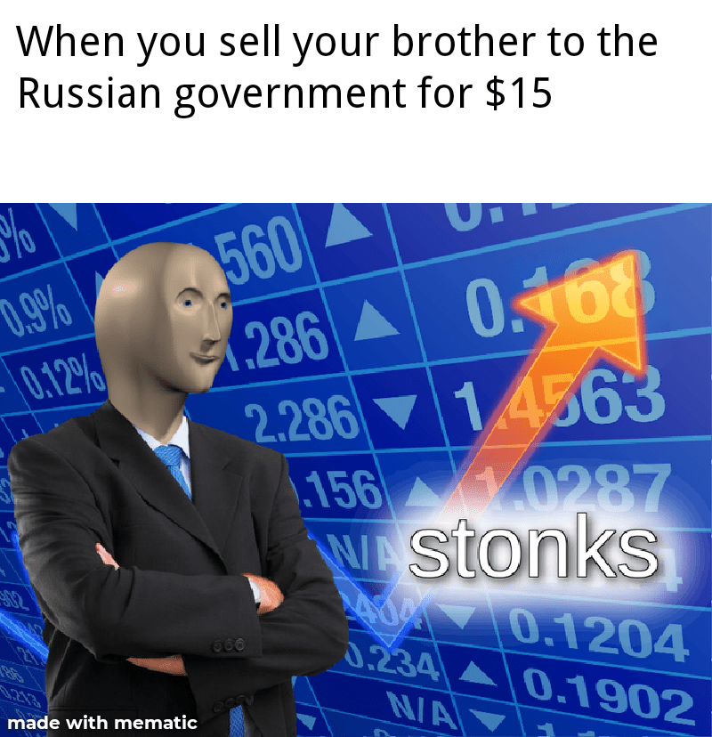 Basically the world of wall street r/memes