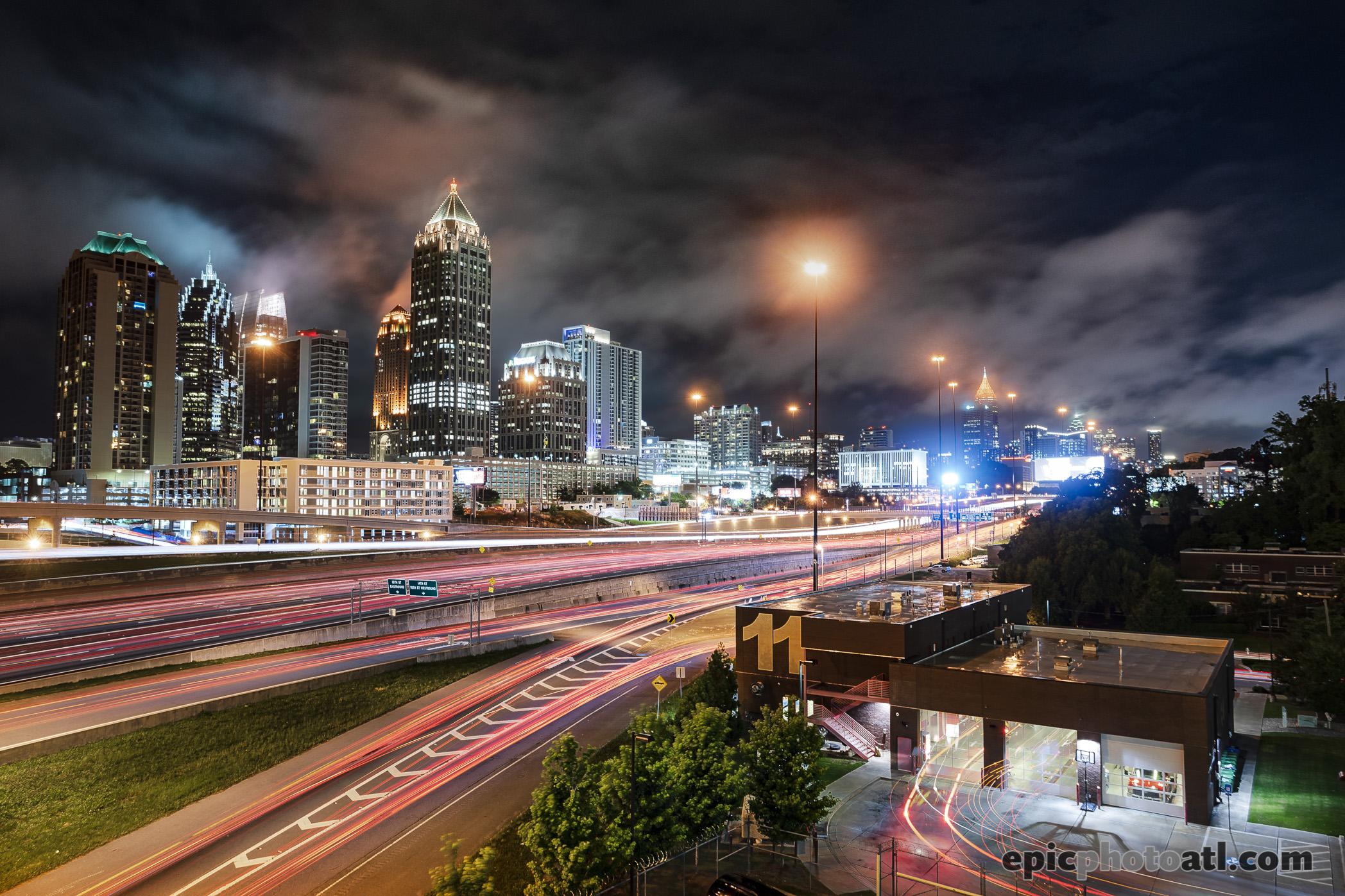 17th Street Bridge, after the storms last week Atlanta