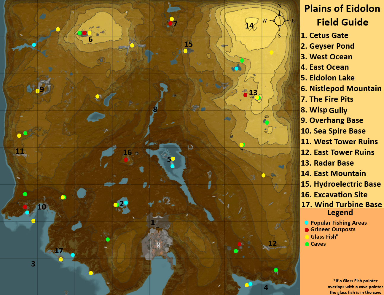 Plains Of Eidolon Fishing Map Osaka On A Map