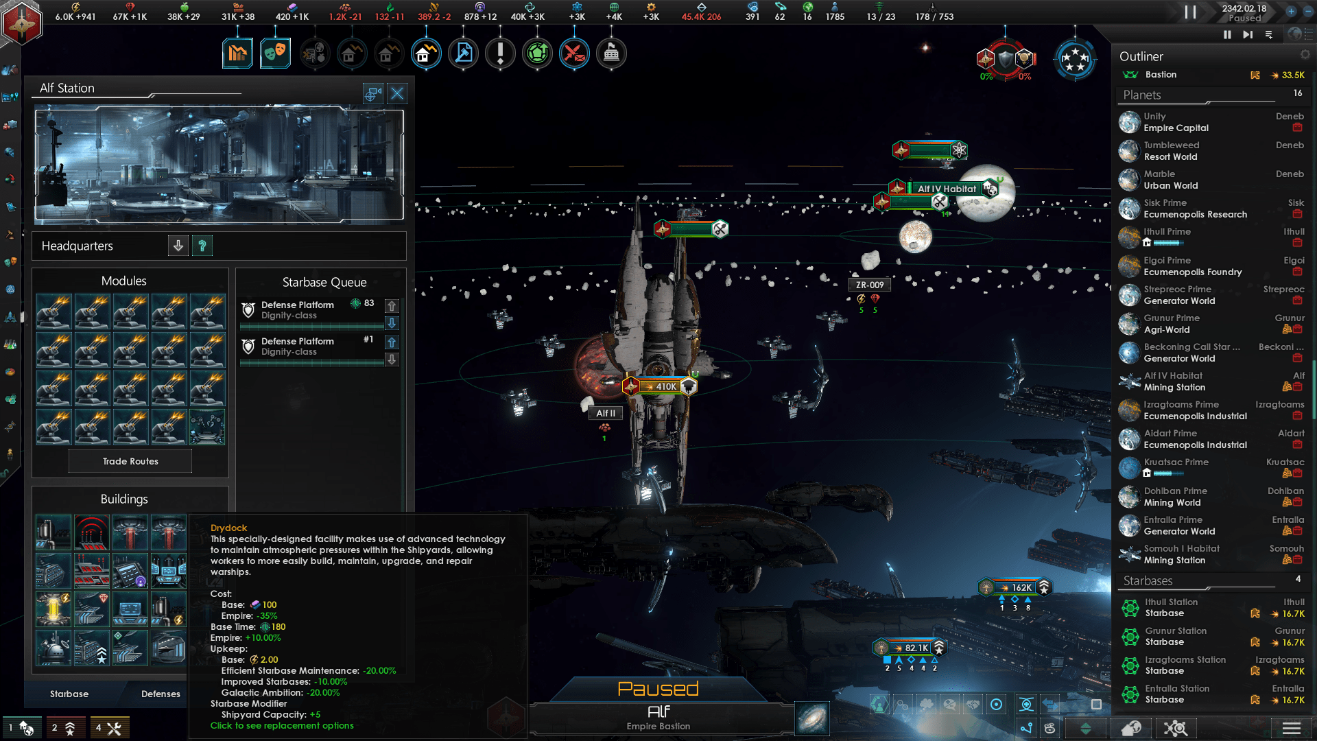 Stellaris defense platform