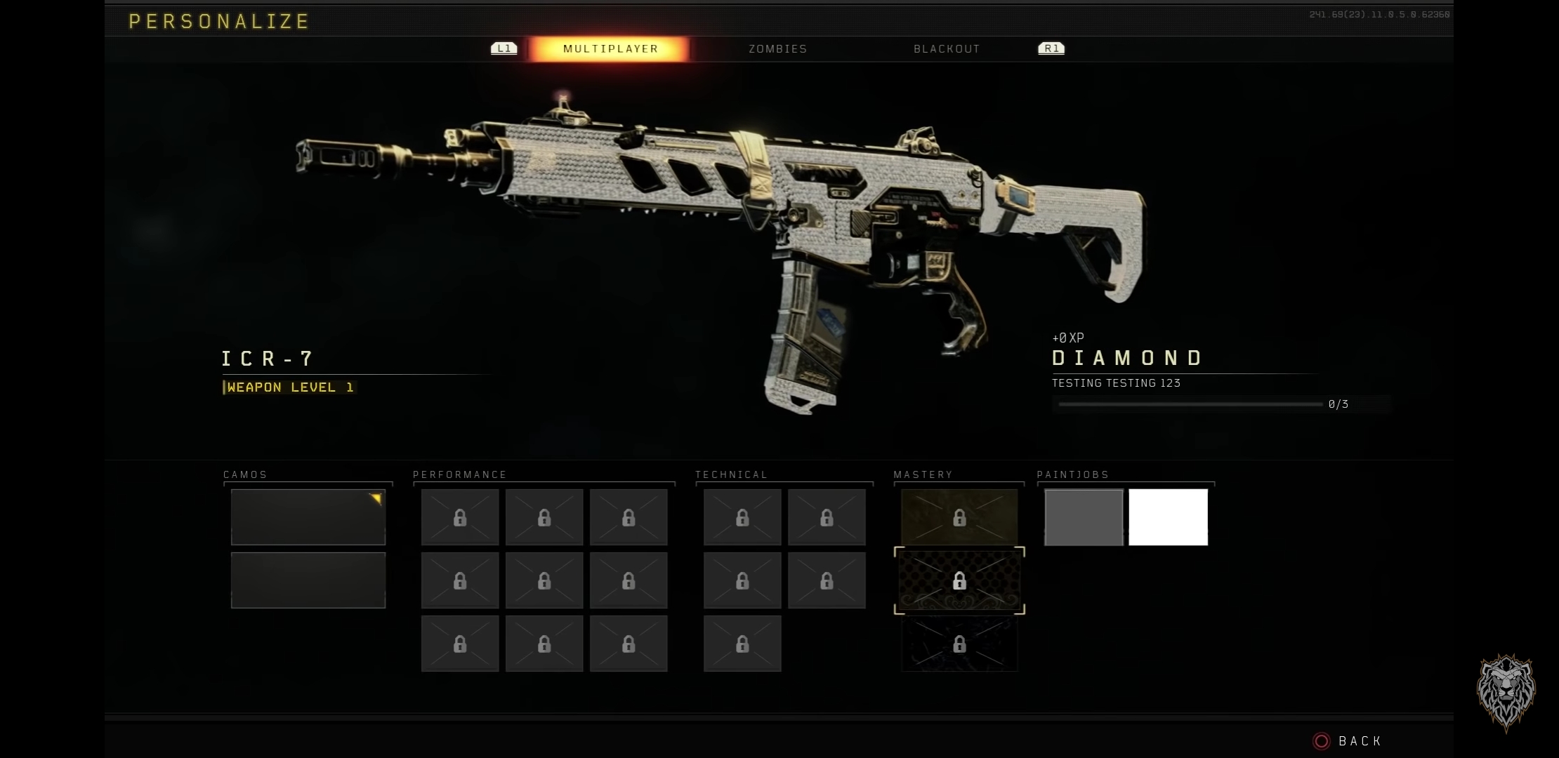 Treyarch, amazing job with the diamond camo. They are usually good, but this one is just f*cking