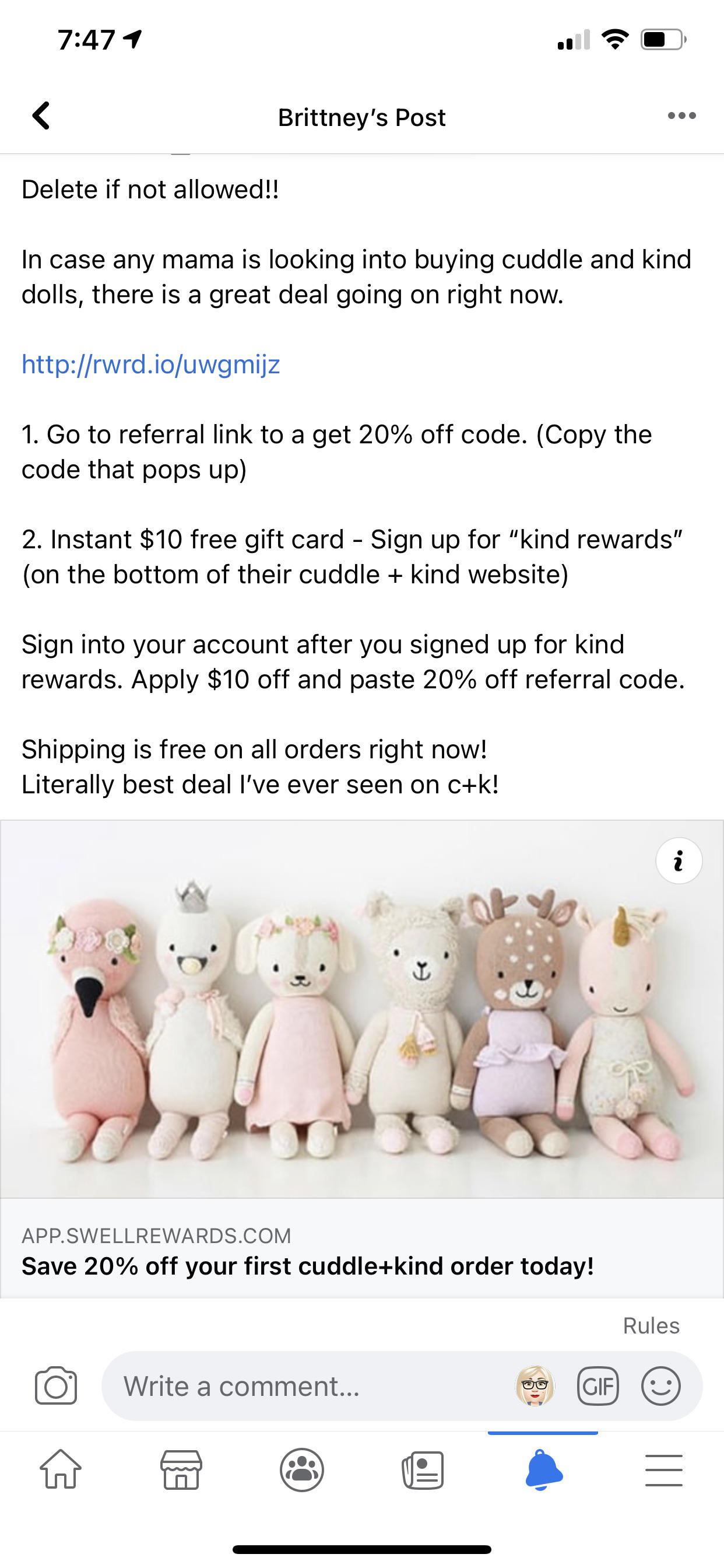 Awesome Deal on Cuddle + Kind dolls! r/Dolls