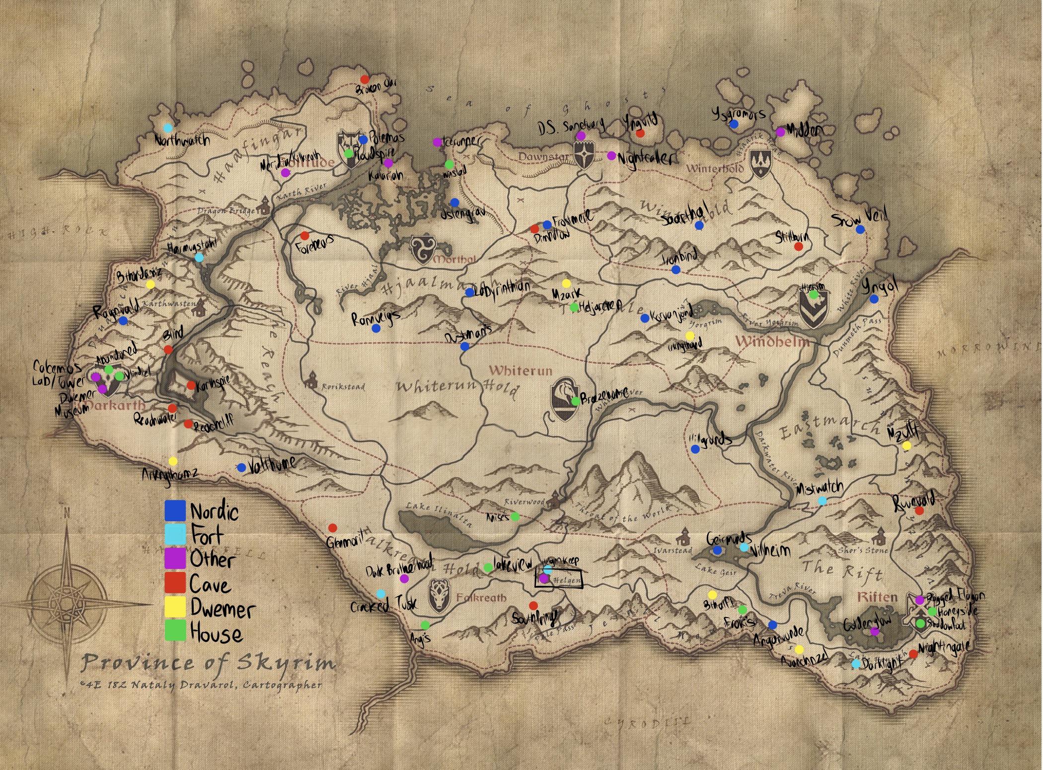 I made a map of all the safe storage (never respawning) locations in