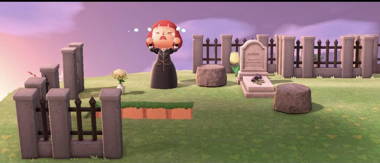 You can use cliffs to make an open grave r/ac_newhorizons