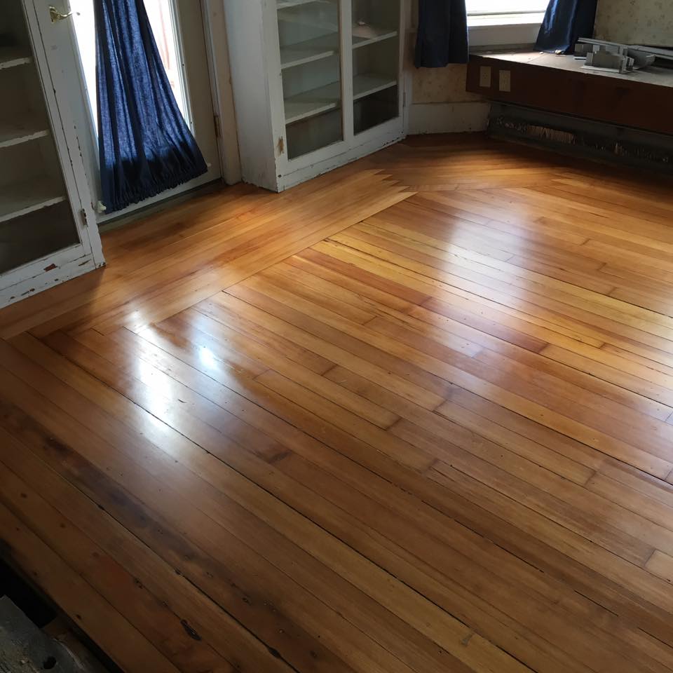 we're doing cool historic wood floors today? here's my house after