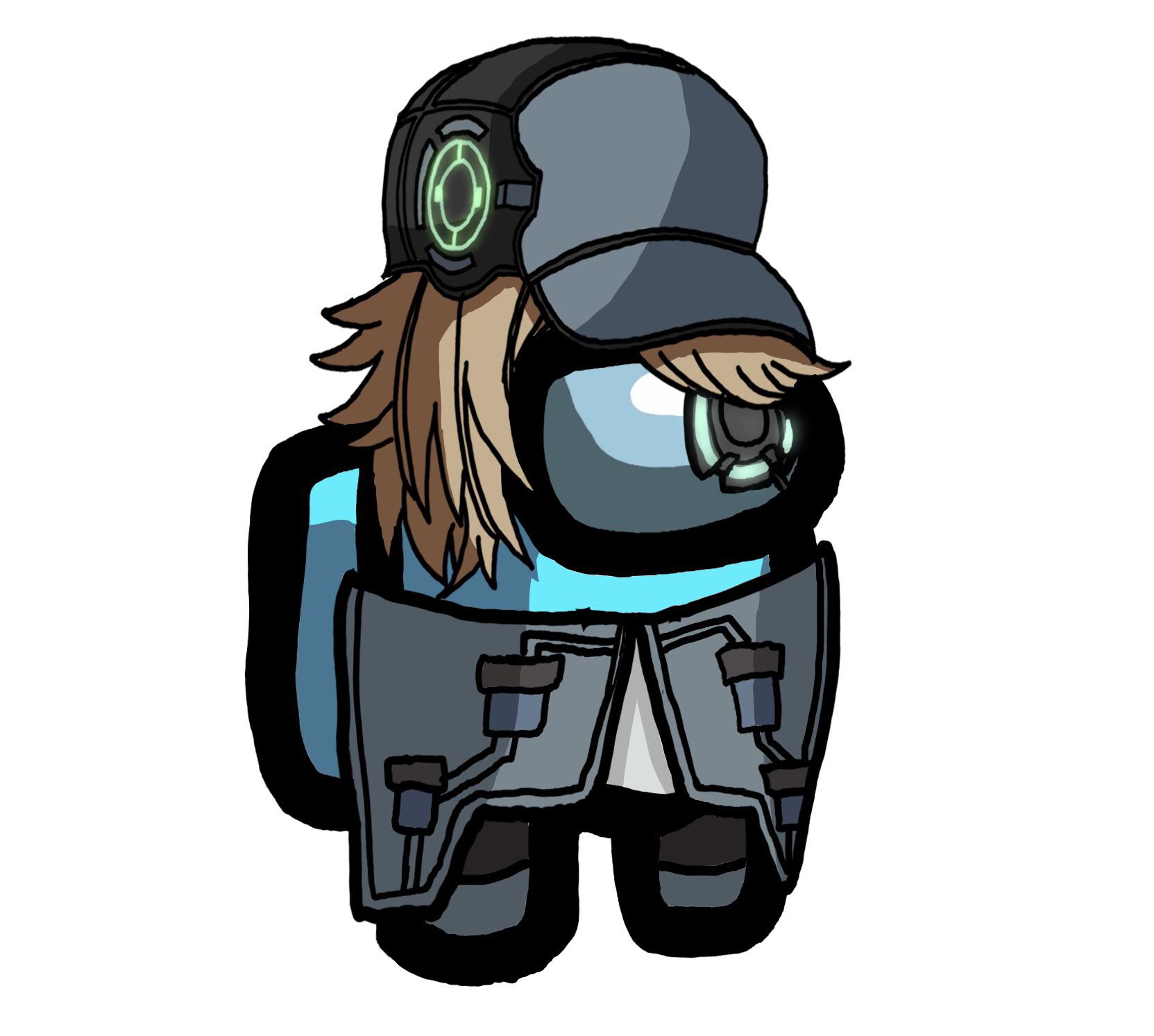 Among Us Hacker skin (by me) r/AkudamaDrive