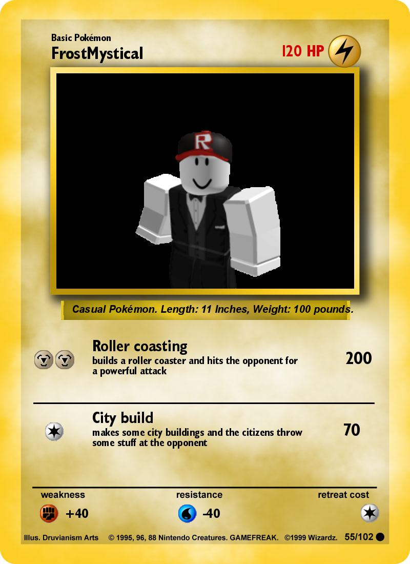 Roblox Pokemon Cards