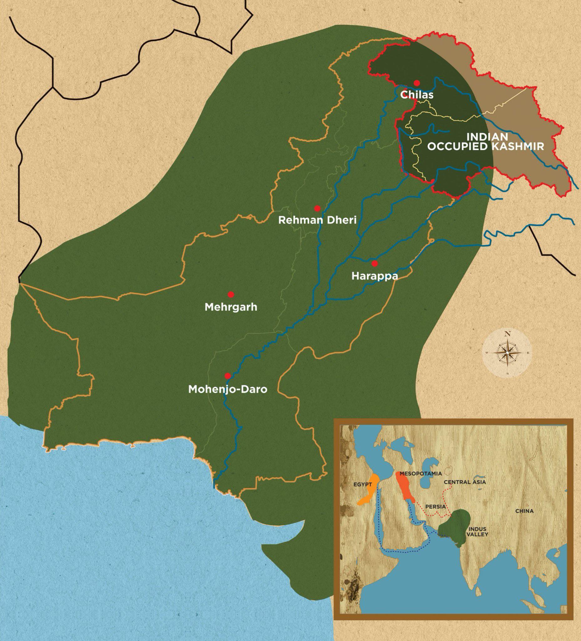 Indus Valley Civilization Map