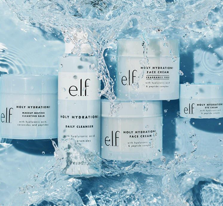 ELF releases Holy Hydration! skincare line including cleansing balm, daily cleanser, original