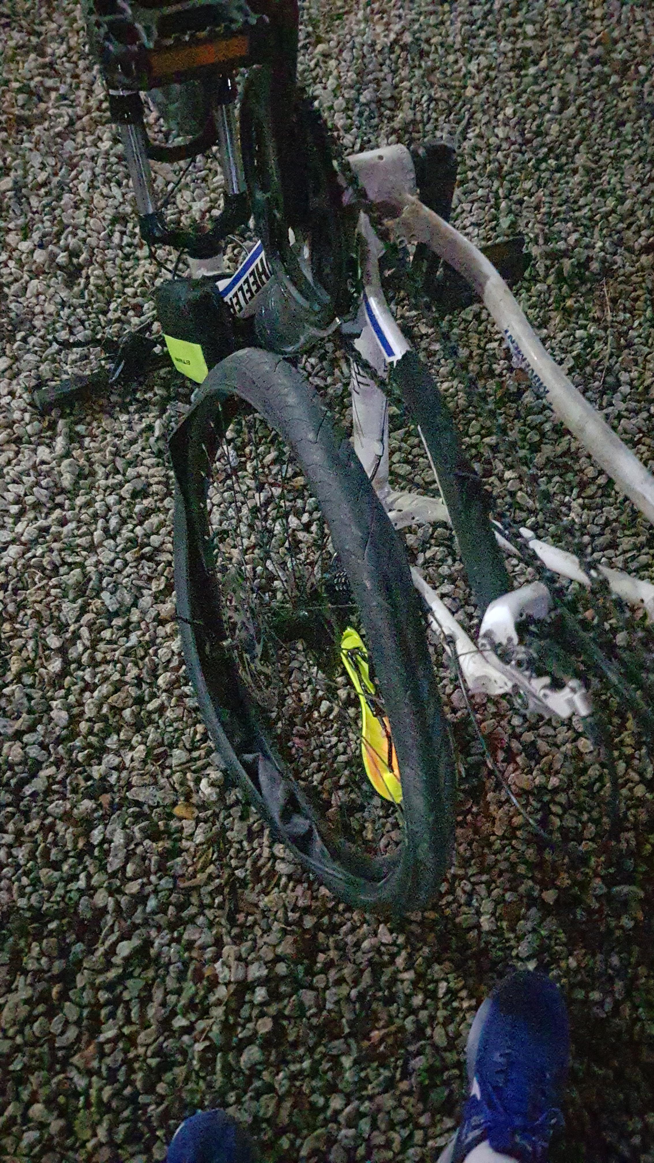 My inner tube exploded after 5+ years on tonight's ride. Was 19km in