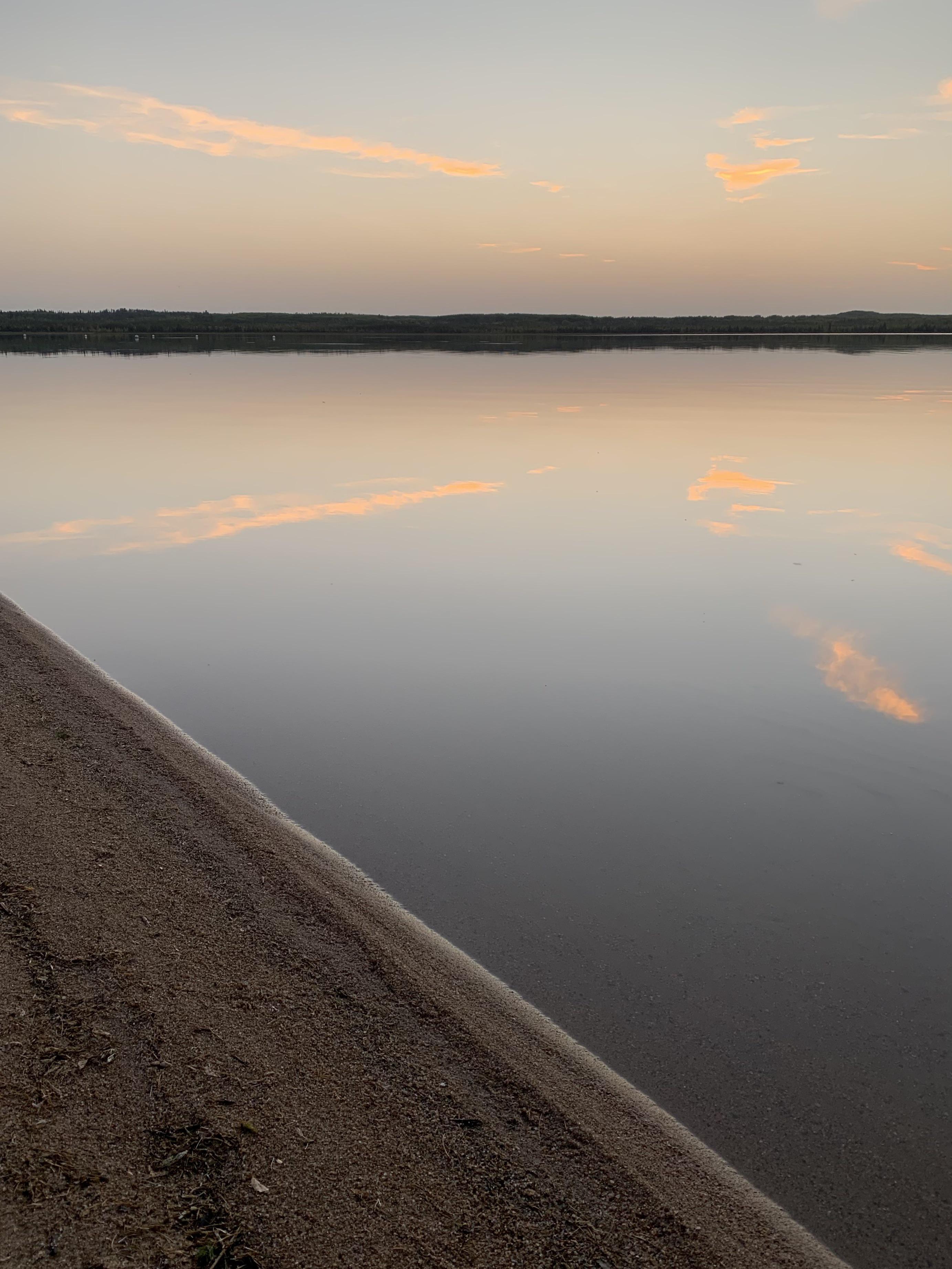 Lower Fishing Lake in Northern Sask r/camping